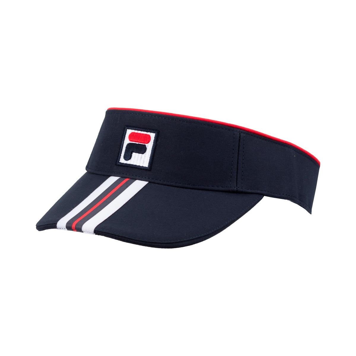 Fila Oscar Visor Unisex - donkerblauw, wit