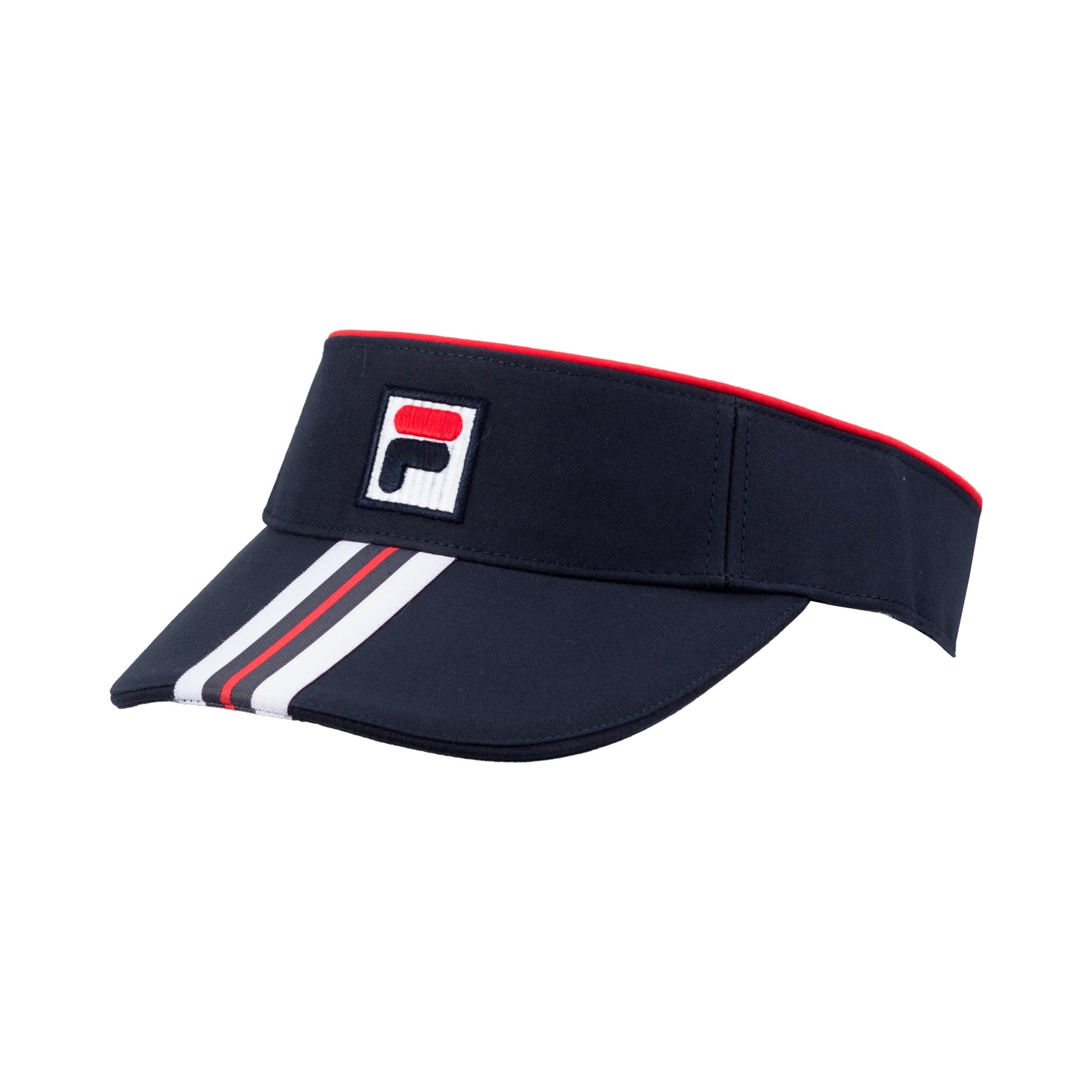 Fila Oscar Visor Unisex - donkerblauw, wit