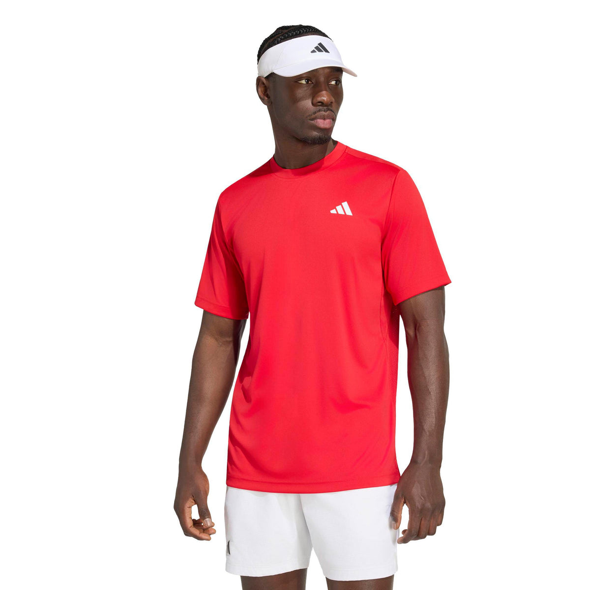 adidas Club T-shirt Heren - rood, wit