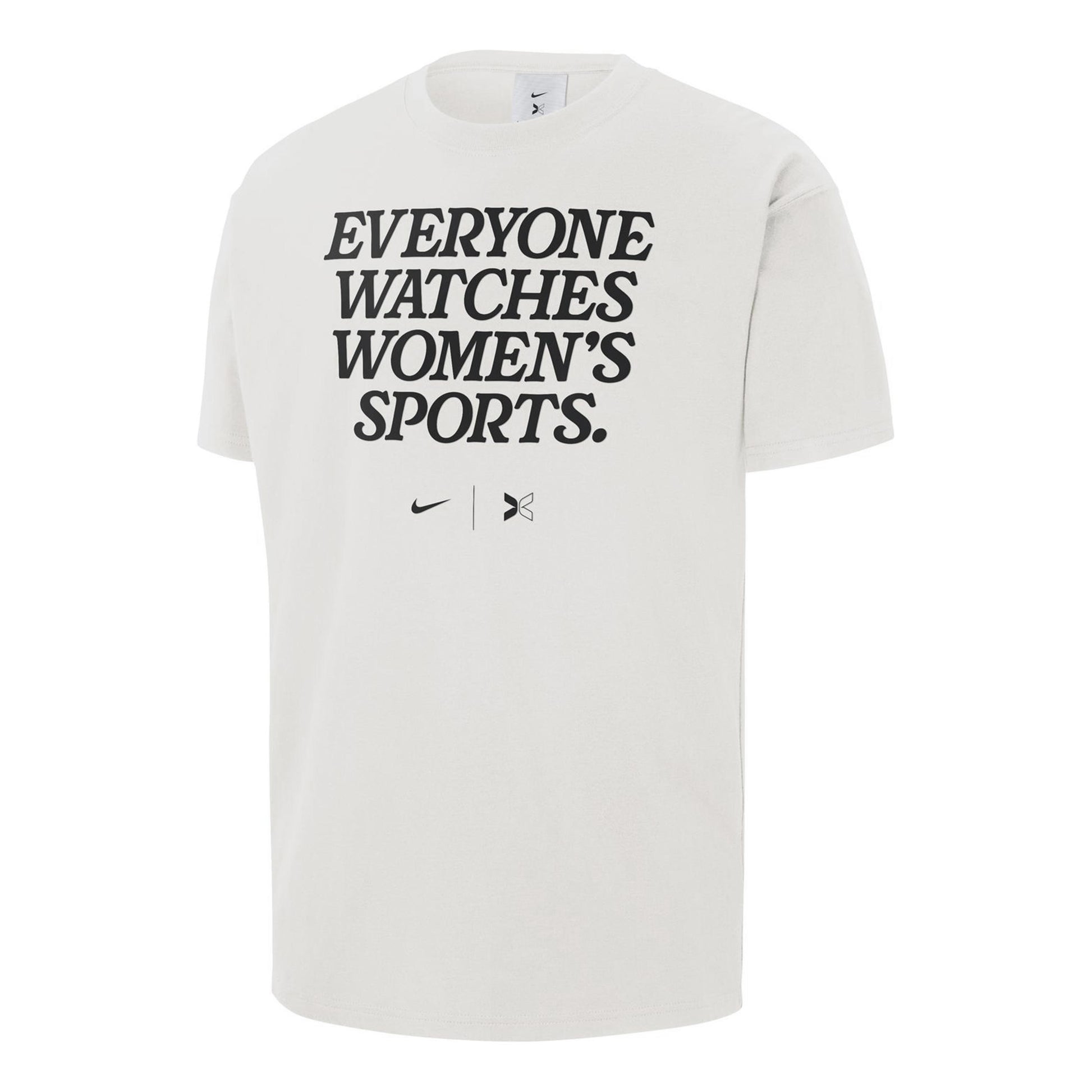 Nike Everyone Watches Women's Sport T-shirt Dames-beige