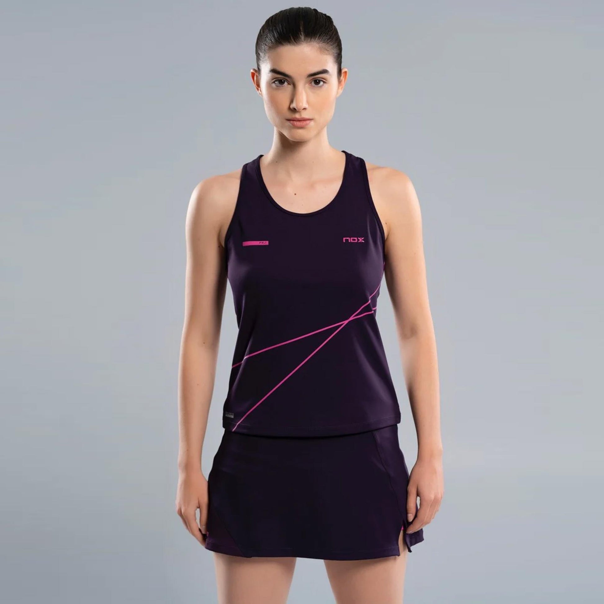 NOX Pro Débardeur tank top Femmes-noir,pink