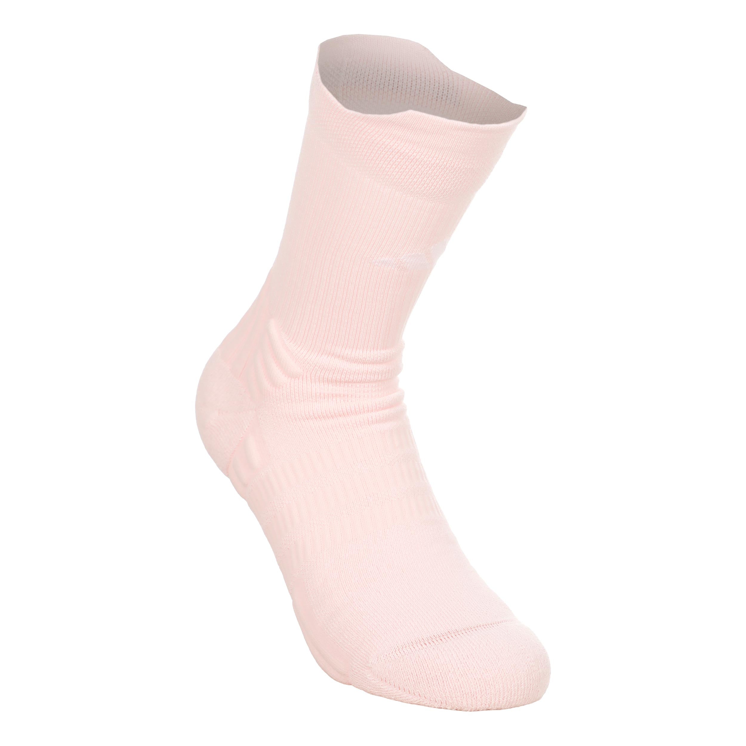 adidas Crew Tennissokken Unisex - pastelroze, wit