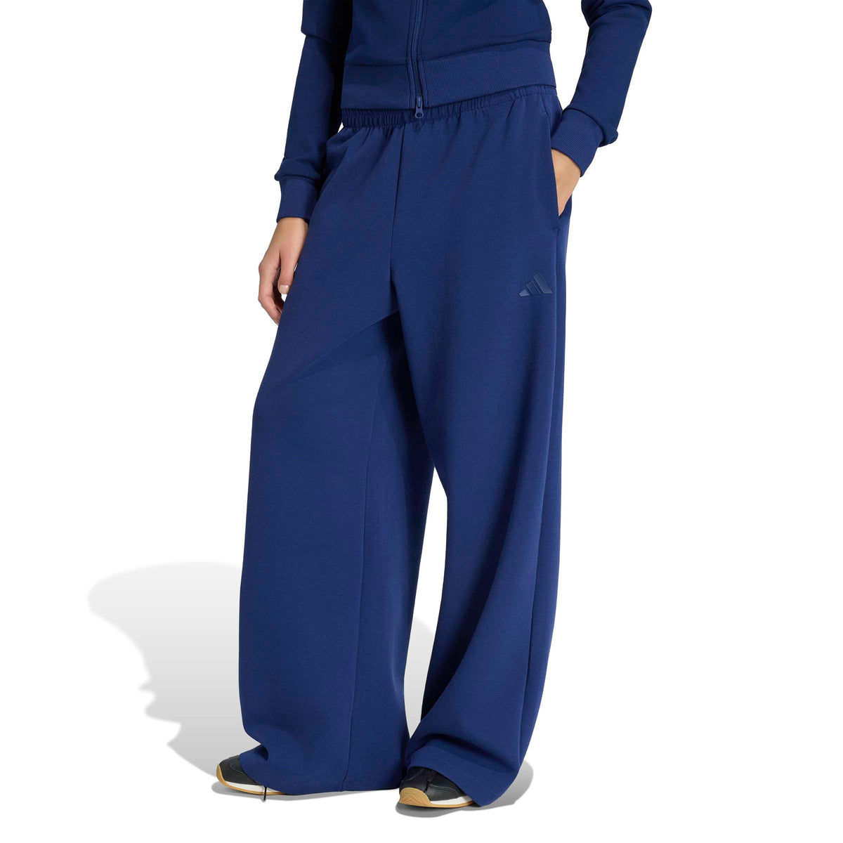 adidas Soft Lux Straight Trainingsbroek Dames - donkerblauw