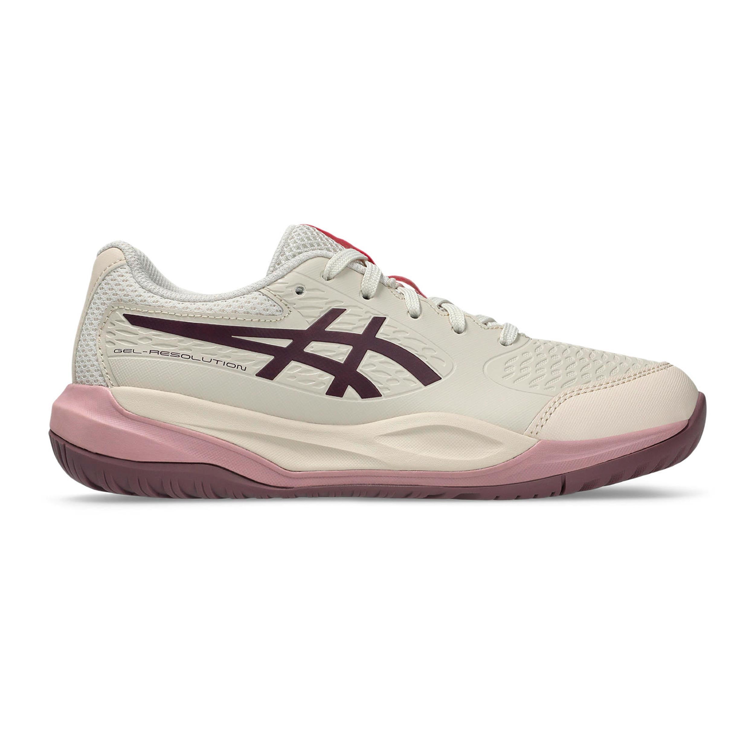 ASICS Gel-Resolution X GS Allcourt schoen Kinderen - crème, lila