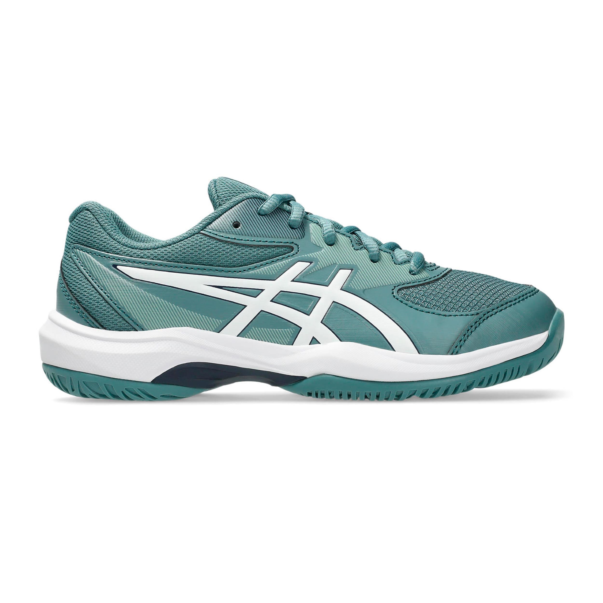 ASICS Gel-Game 10 GS Allcourt schoen Kinderen - petrolblauw, wit