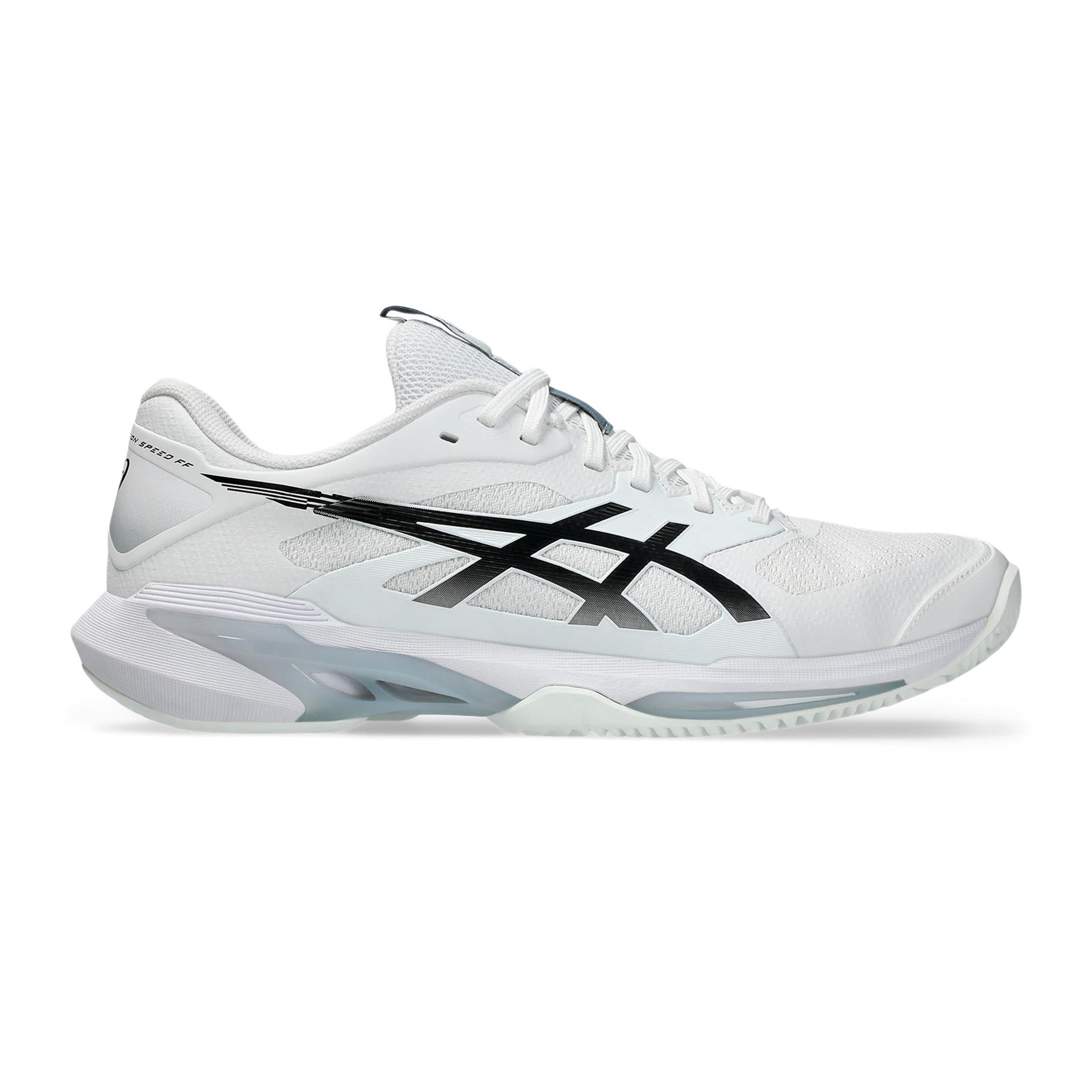 ASICS Solution Speed FF 4 Gravelschoen Heren - wit, zwart