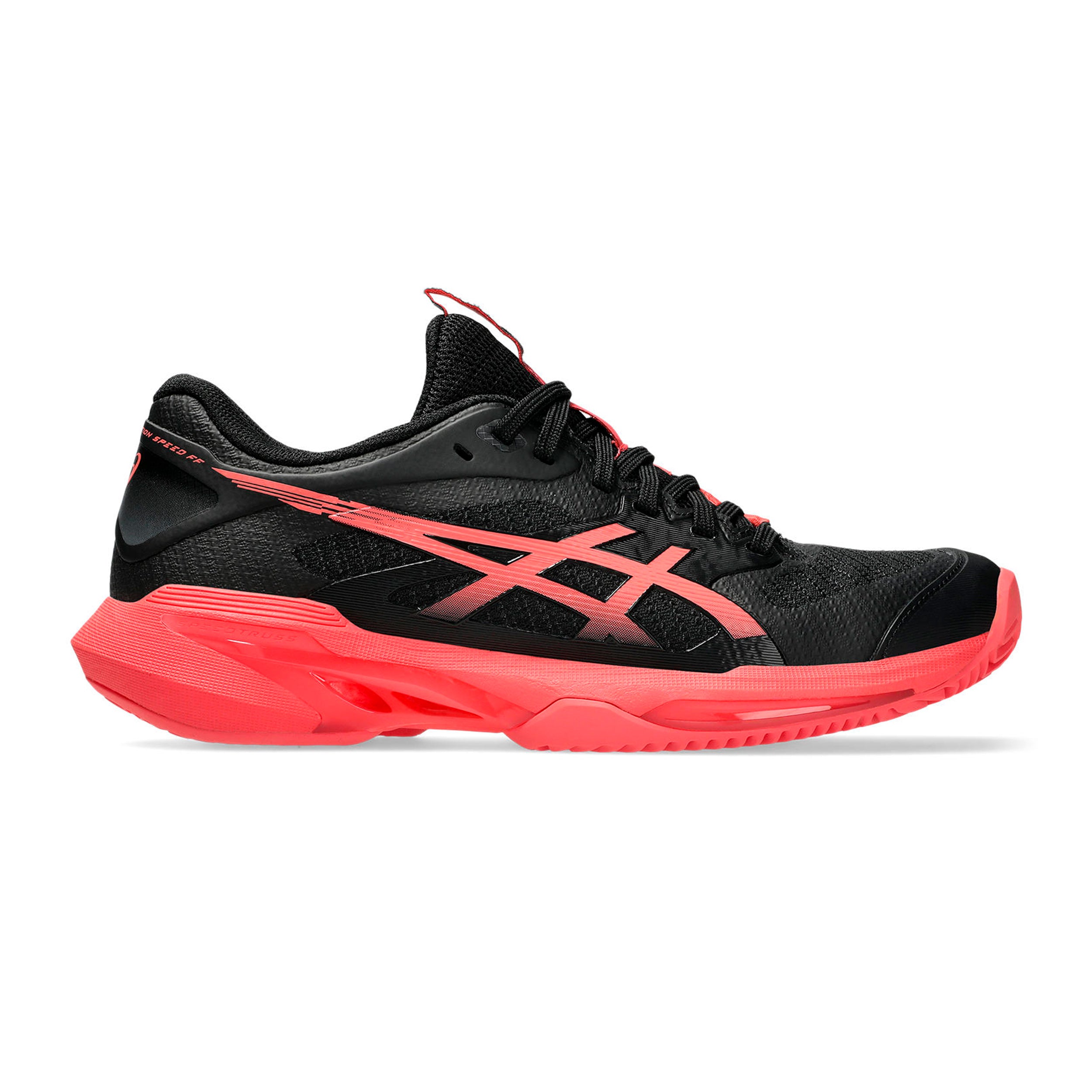 ASICS Solution Speed FF 4 Gravelschoen Dames - zwart, neonroze