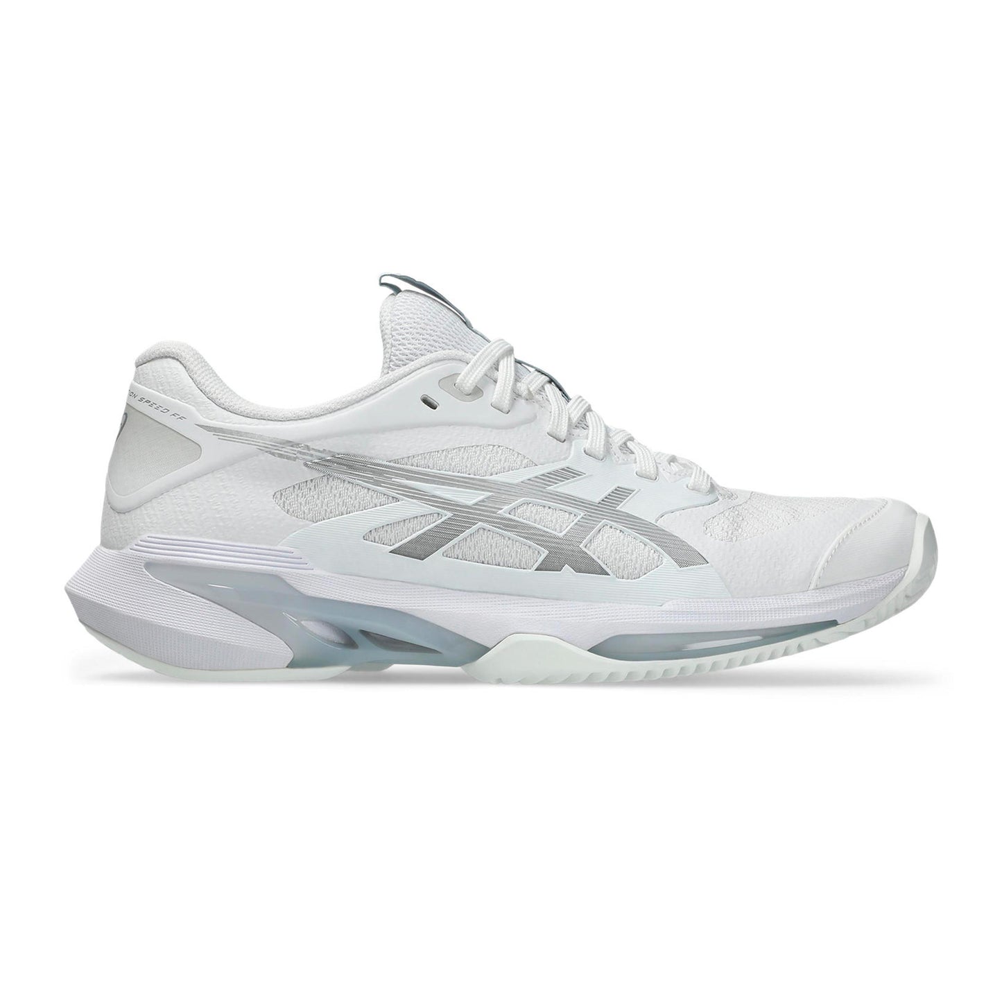 ASICS Solution Speed FF 4 Gravelschoen Dames - wit, zilver