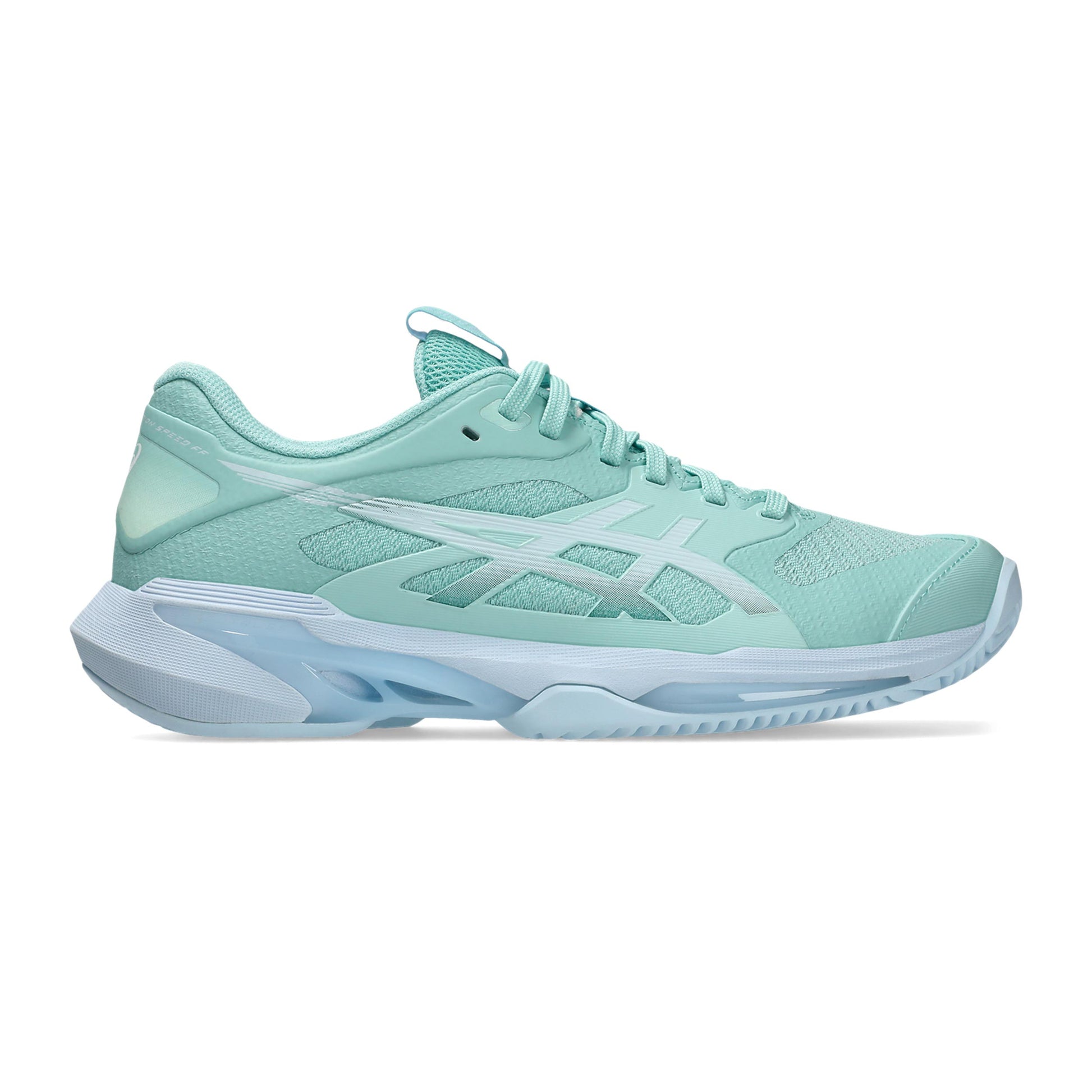 ASICS Solution Speed FF 4 Gravelschoen Dames - mint, lichtblauw