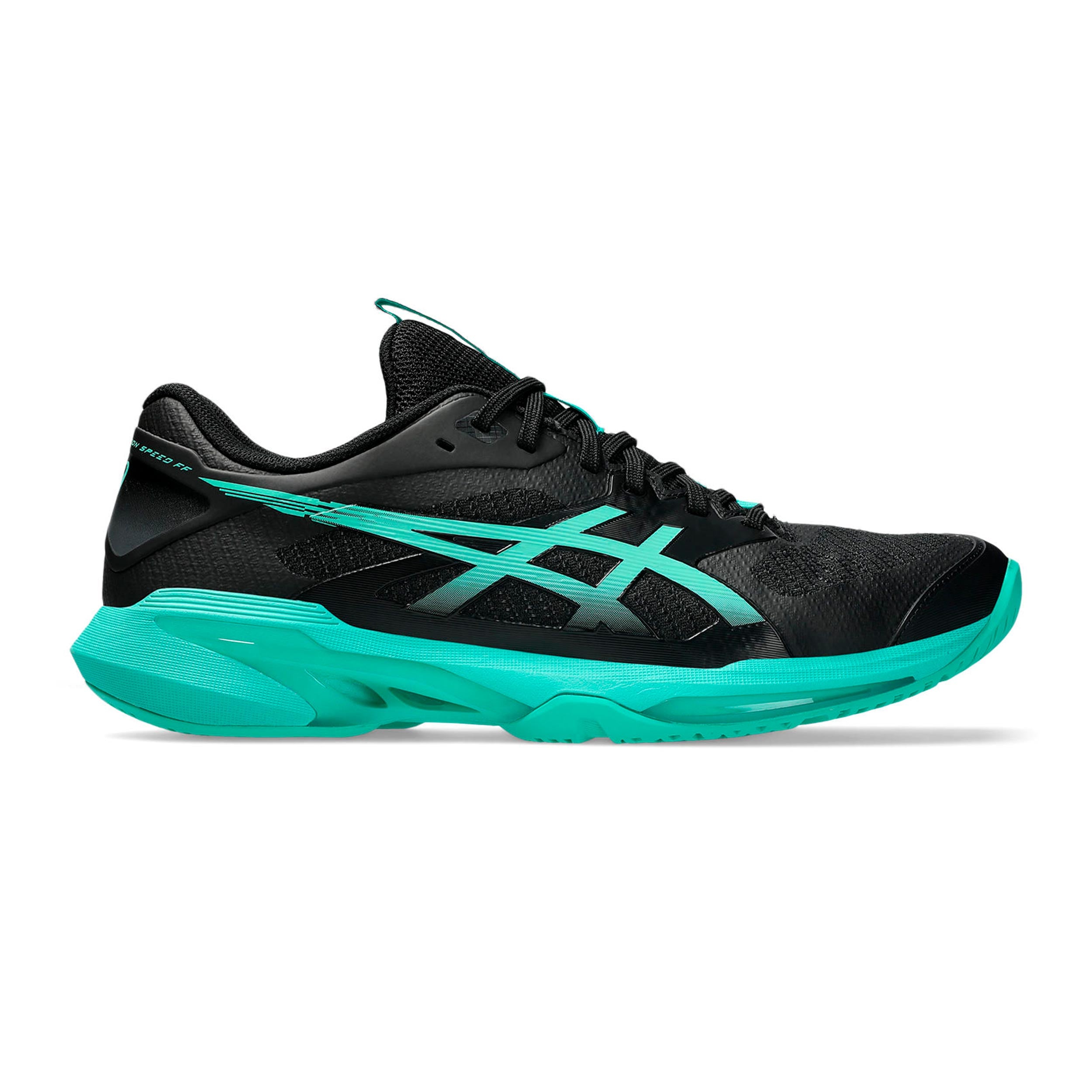 ASICS Solution Speed FF 4 Allcourt schoen Heren - zwart, turkoois