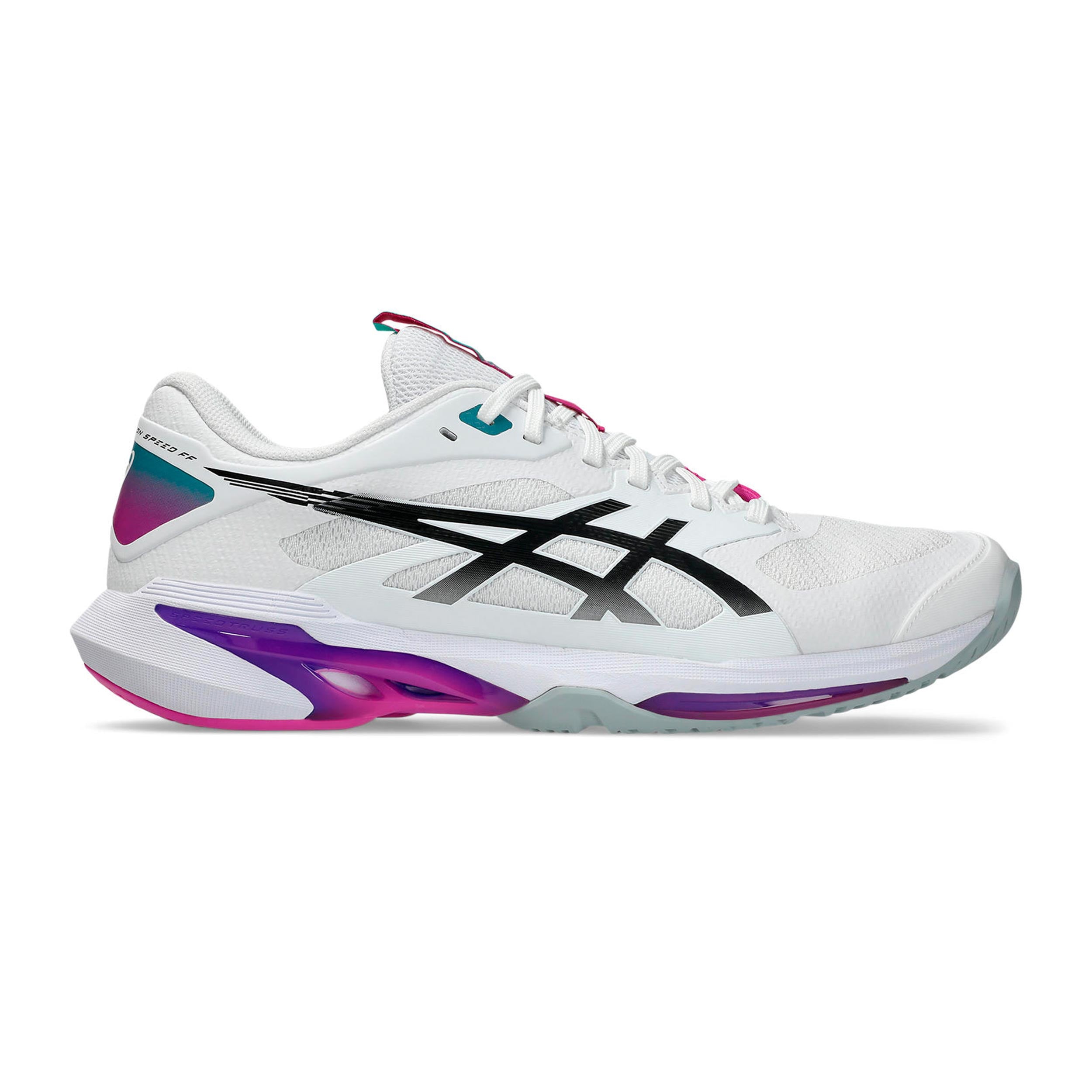 ASICS Solution Speed FF 4 Allcourt schoen Heren - wit, roze