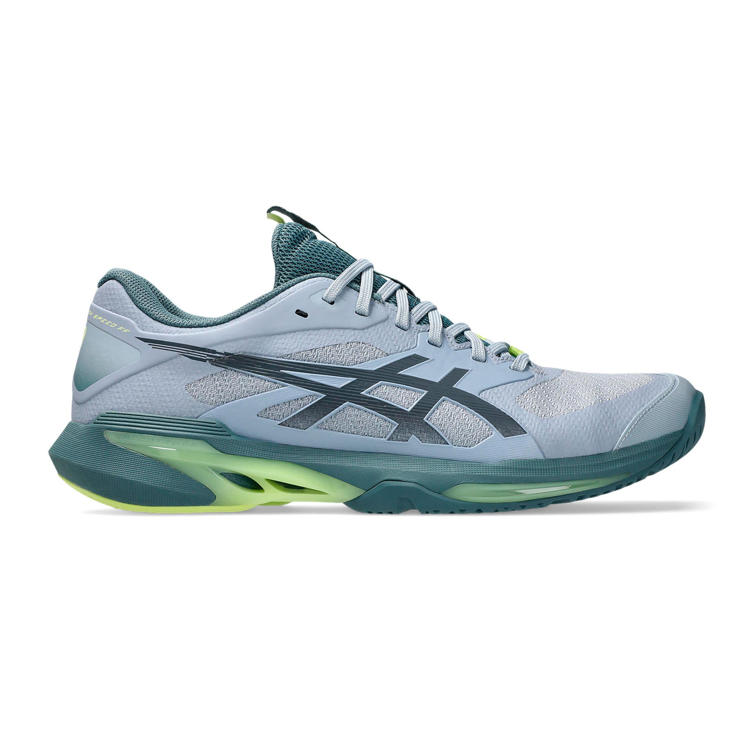 ASICS Solution Speed FF 4 Allcourt schoen Heren - grijs, limoen