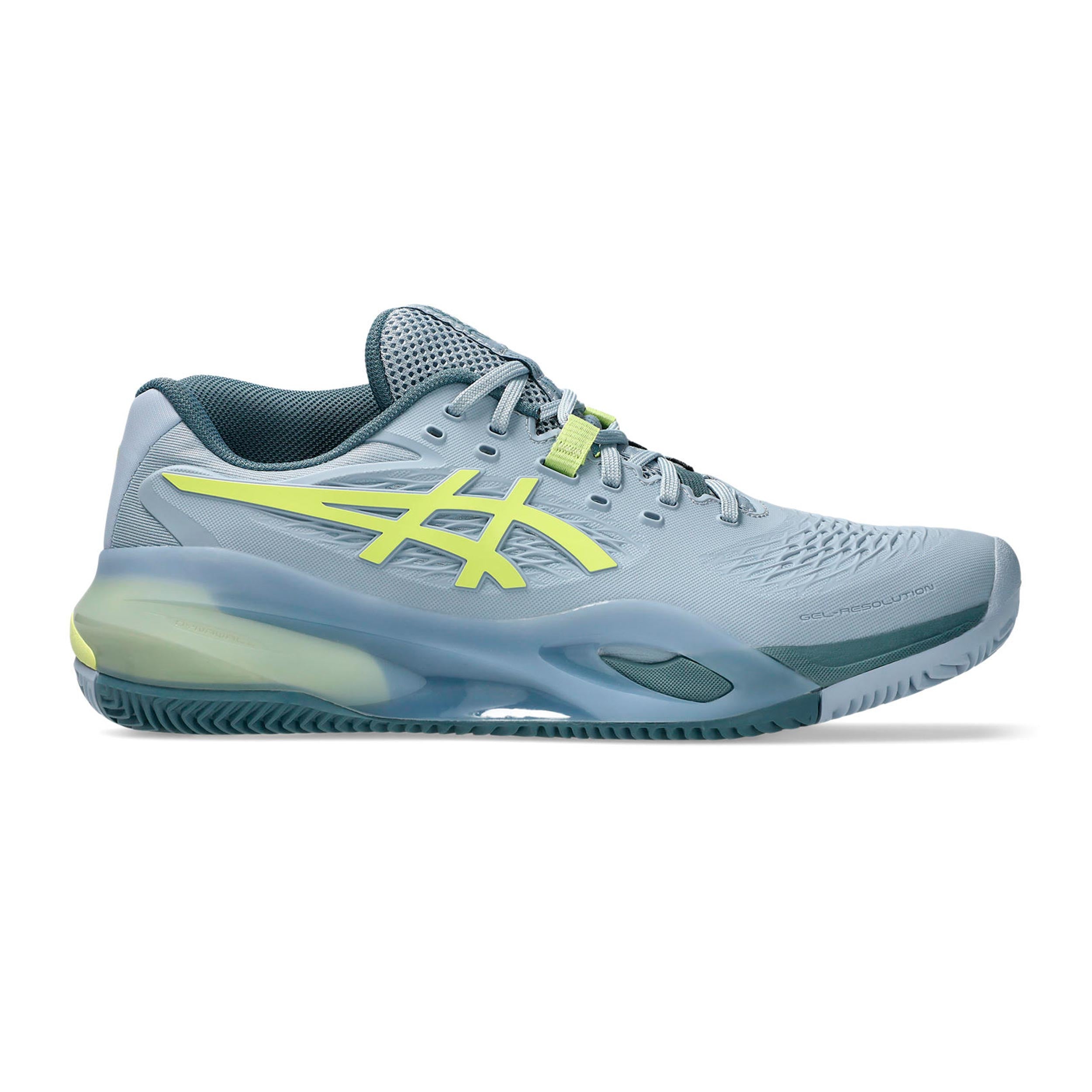 ASICS Gel-Resolution X Chaussure terre battue Hommes - gris, vert