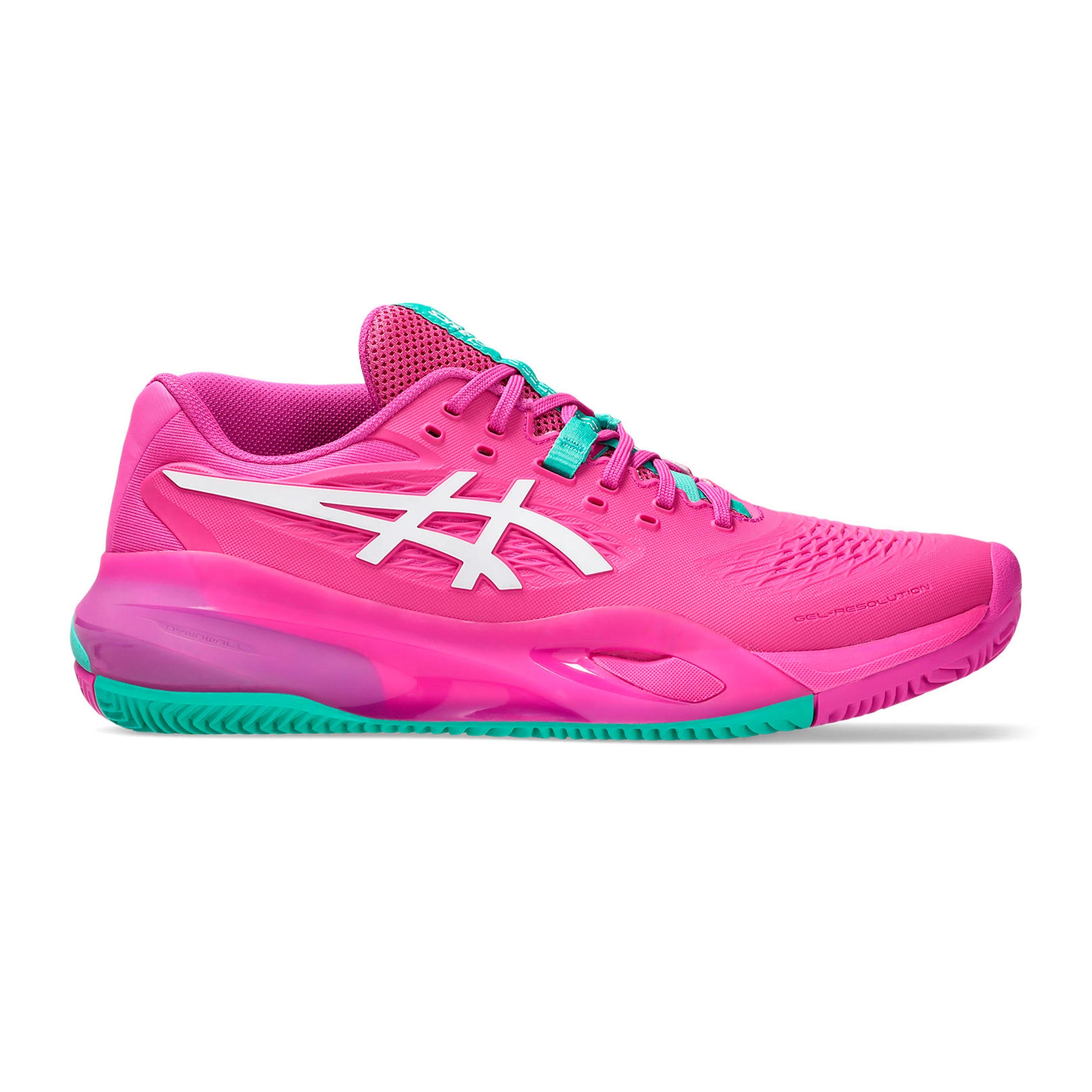 ASICS Gel-Resolution X Gravelschoen Heren - roze, wit