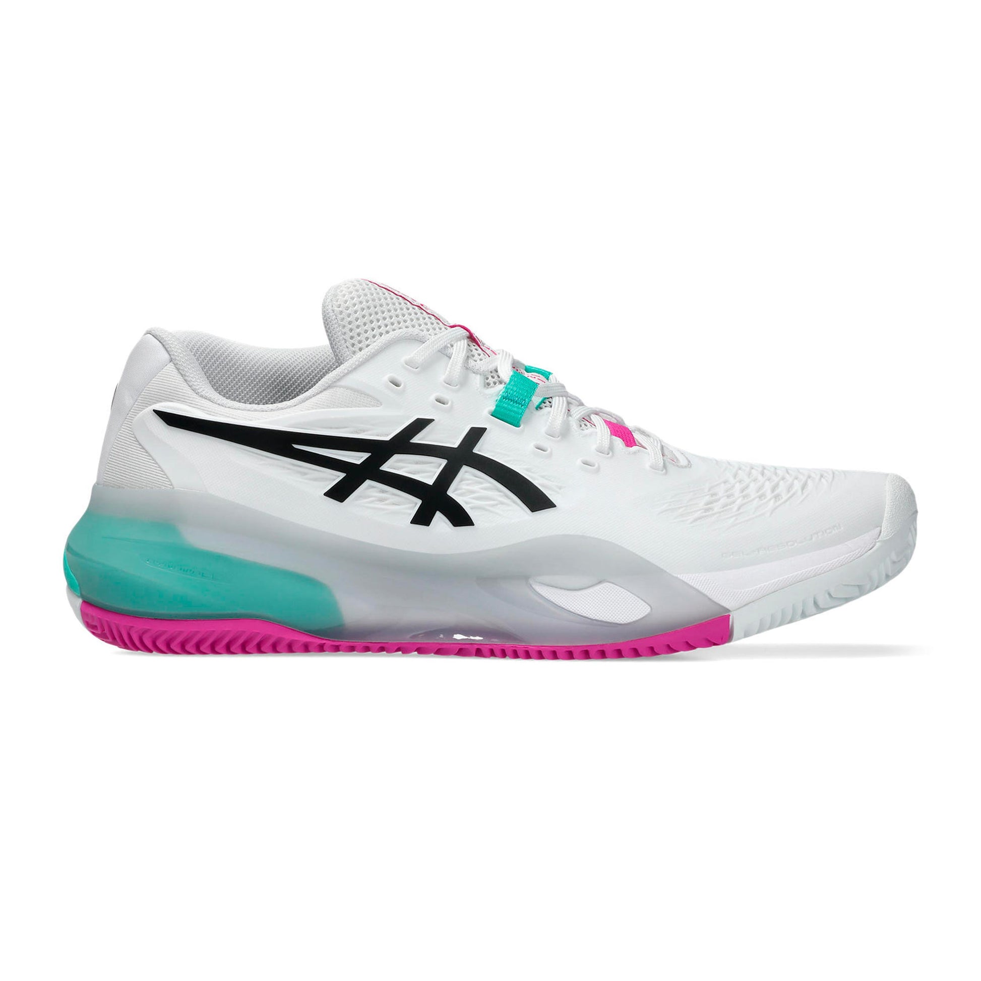 ASICS Gel-Resolution X Chaussure terre battue Hommes - blanc, rose