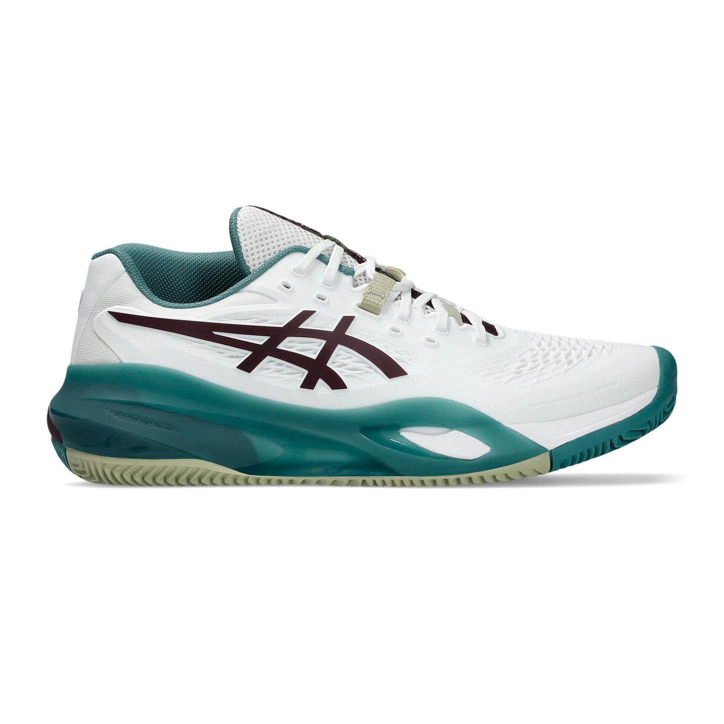 ASICS Gel-Resolution X Chaussure terre battue Hommes - blanc, bleu petrol