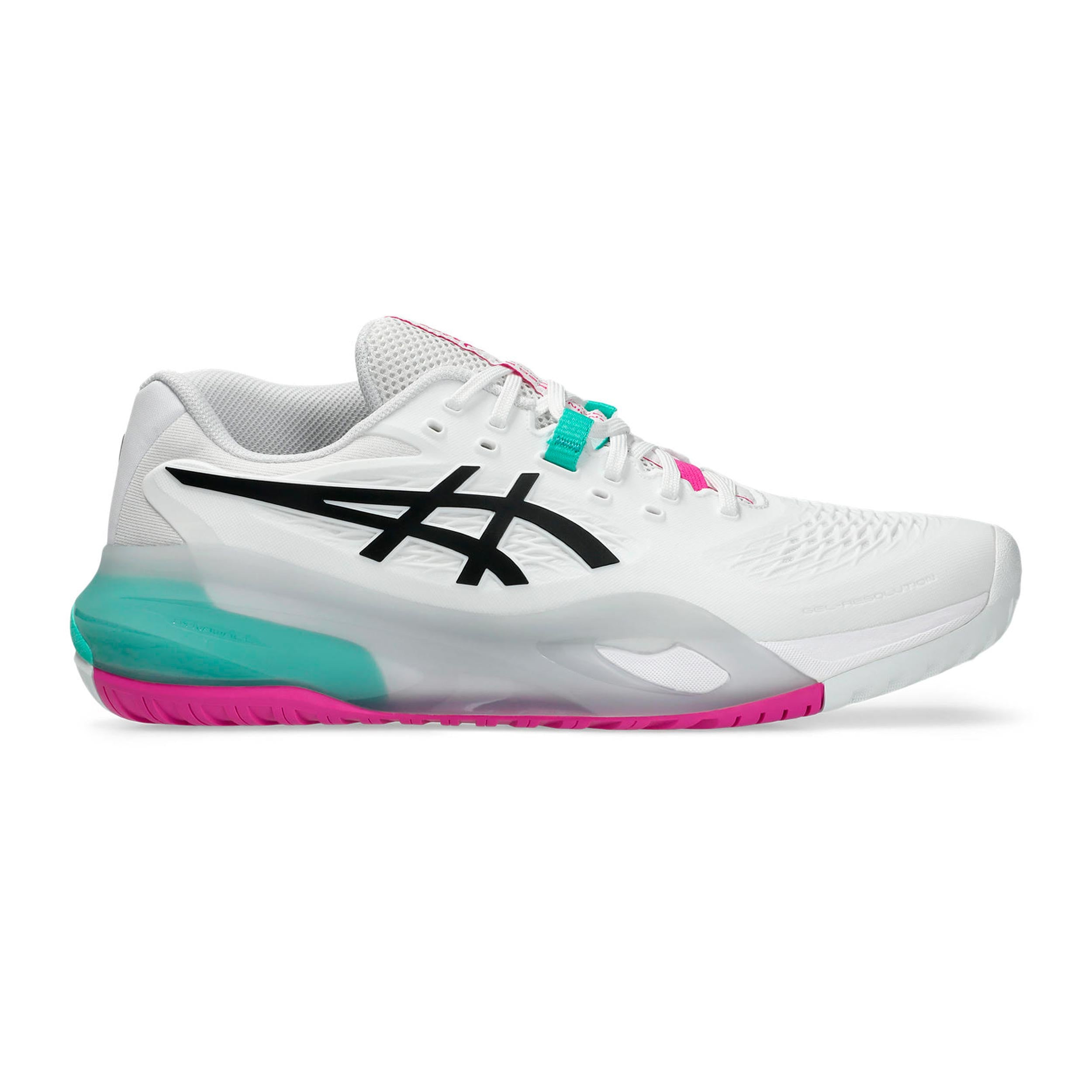 ASICS Gel-Resolution X Allcourt schoen Heren - wit, turkoois
