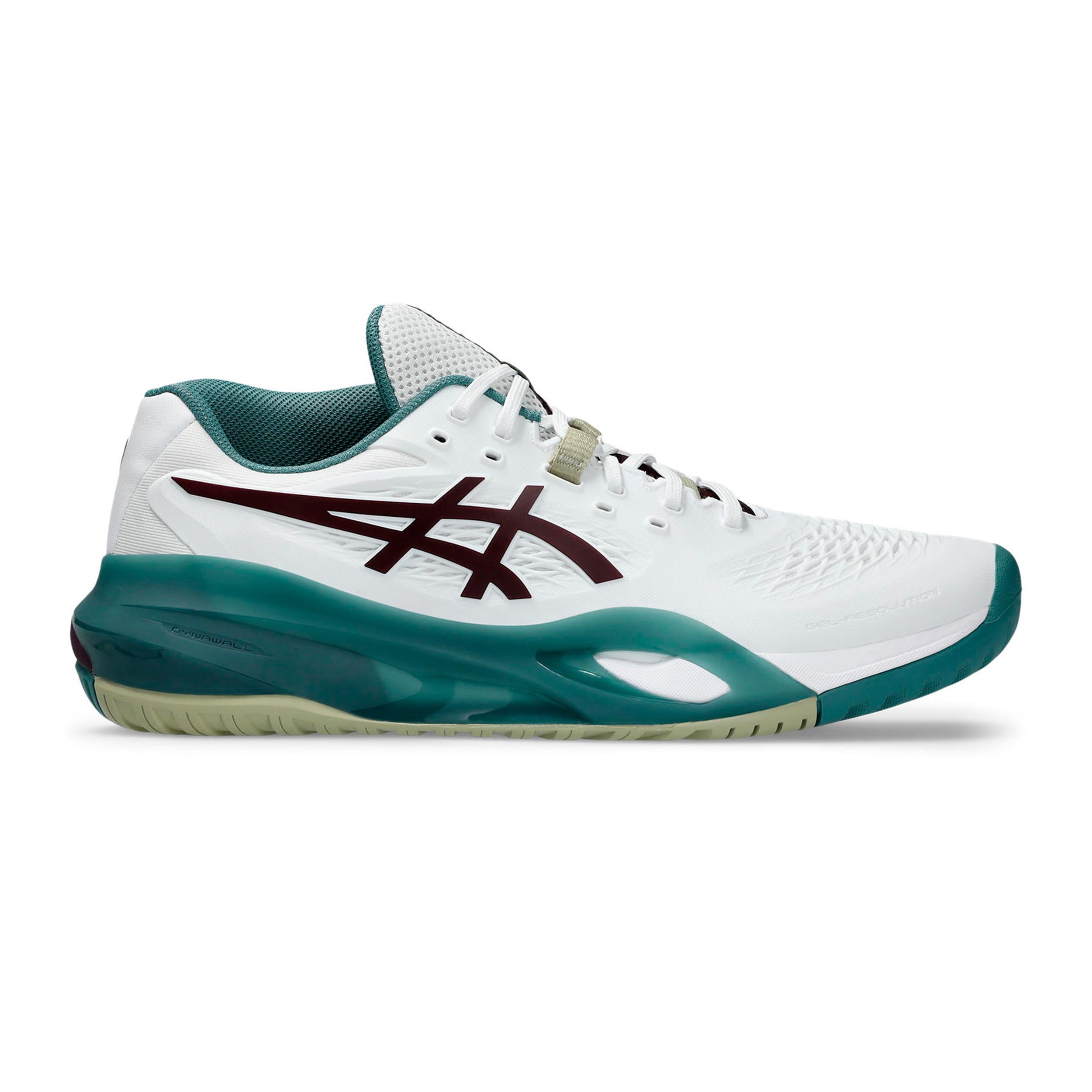 ASICS Gel-Resolution X Chaussures toutes surfaces Hommes - blanc, bleu petrol