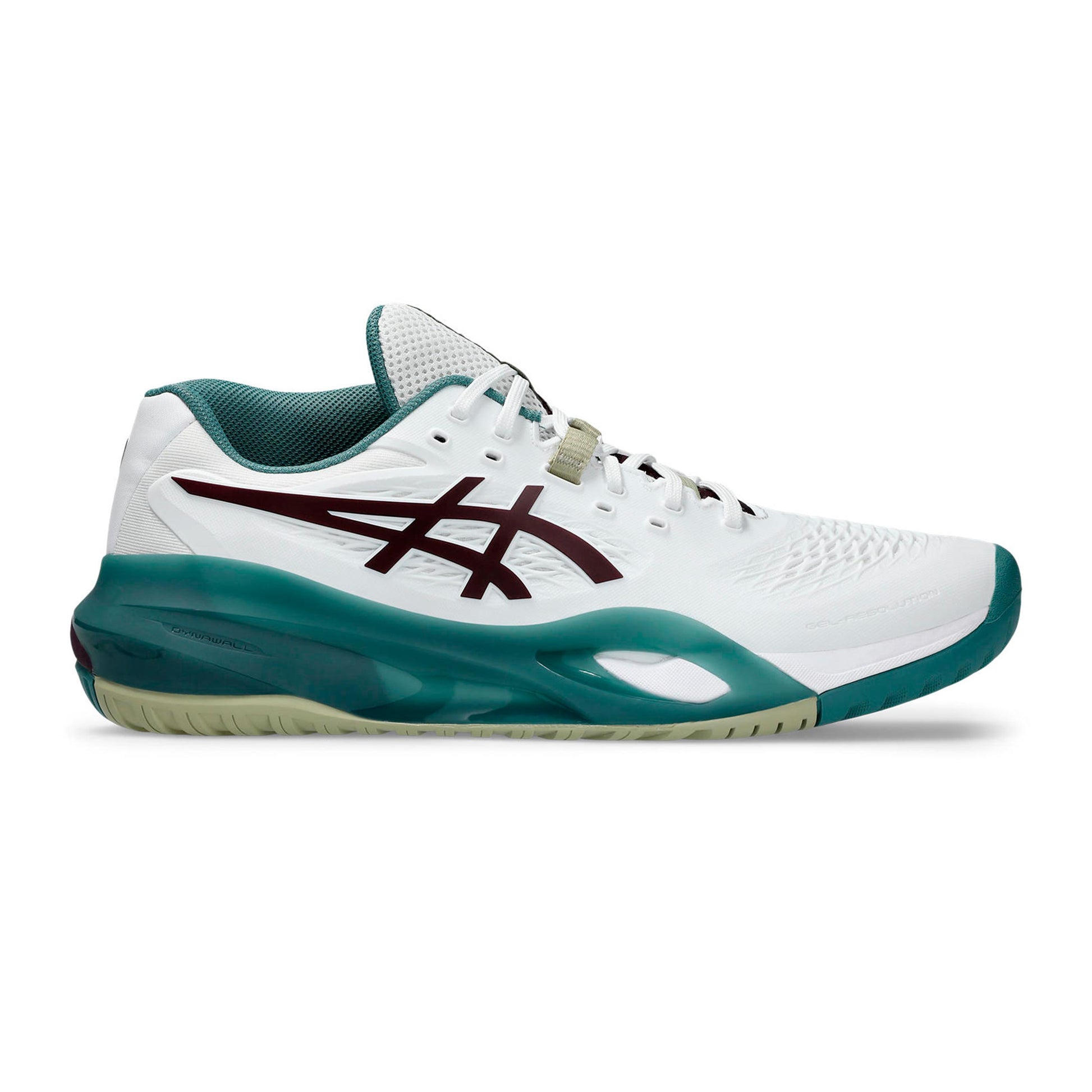 ASICS Gel-Resolution X Chaussures toutes surfaces Hommes - blanc, bleu petrol