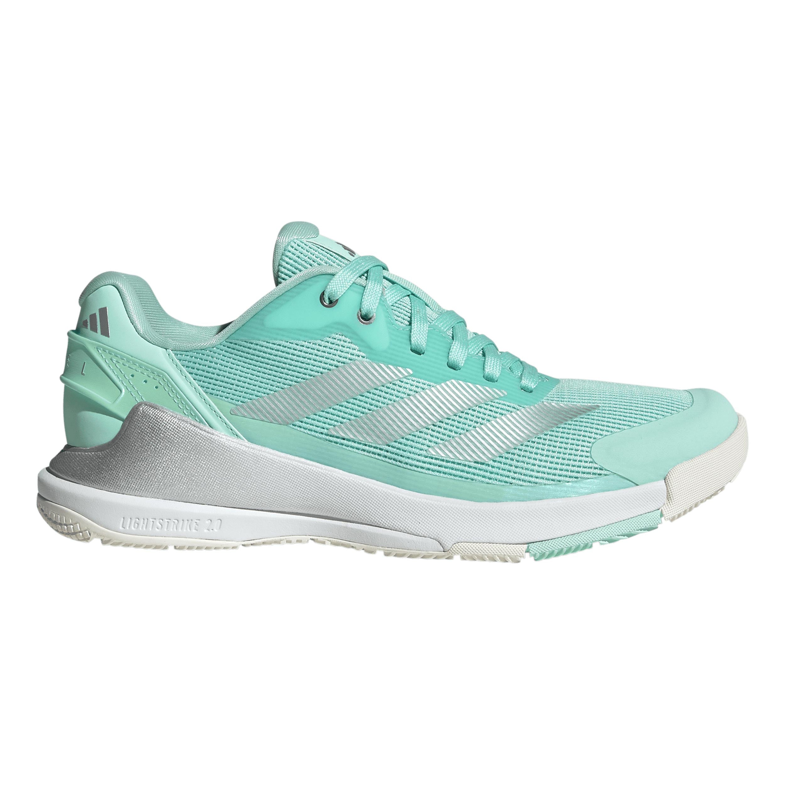 adidas Crazyquick LS Chaussures padel Femmes - menthe, argent