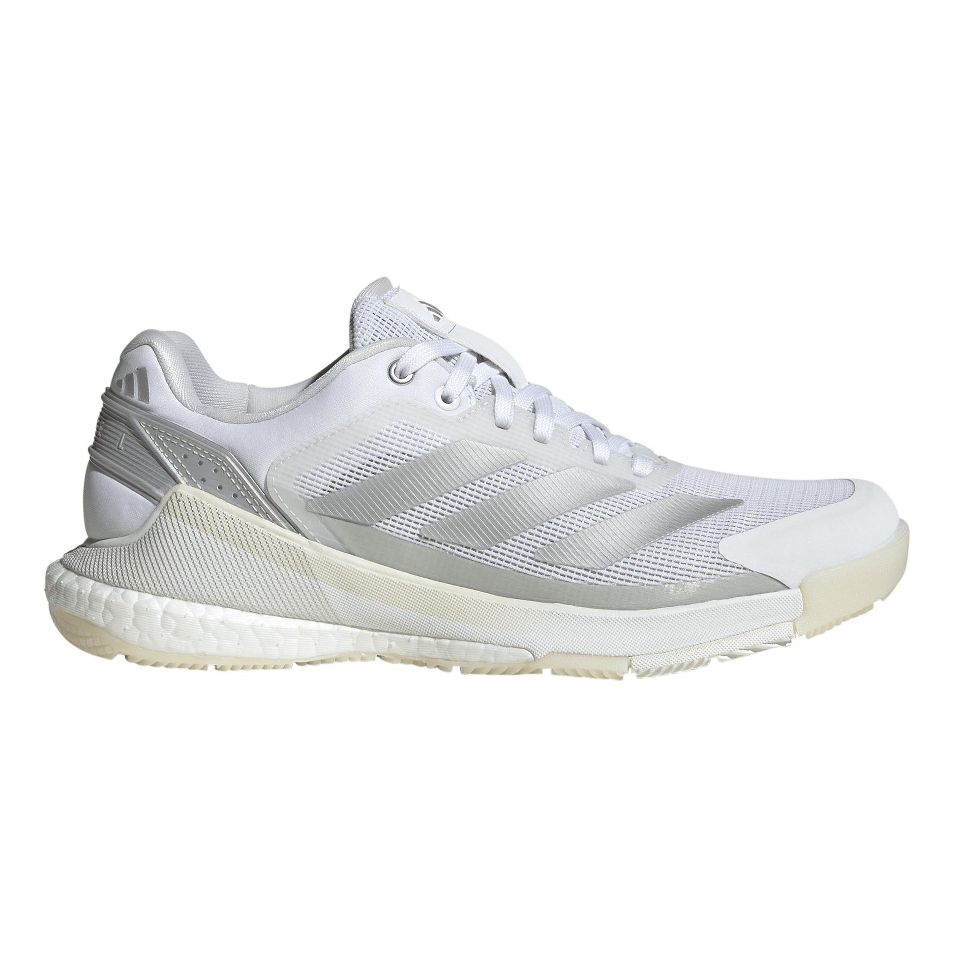 adidas Crazyquick Boost Padel schoen Dames - wit, zilver