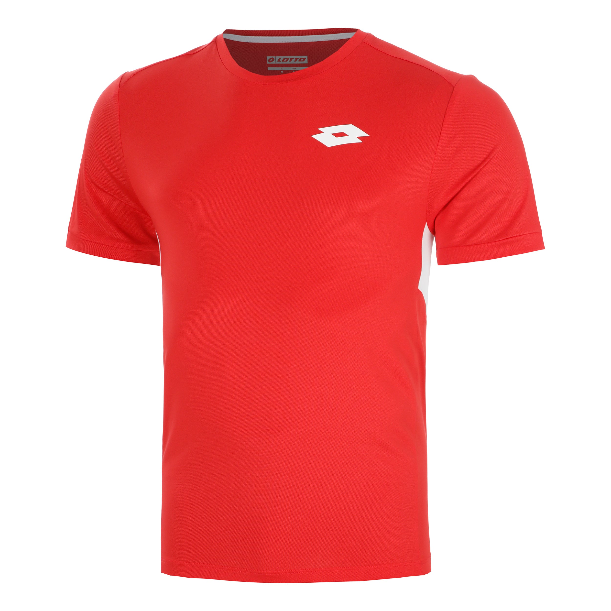 Lotto Squadra IV T-shirt Hommes - rouge, blanc