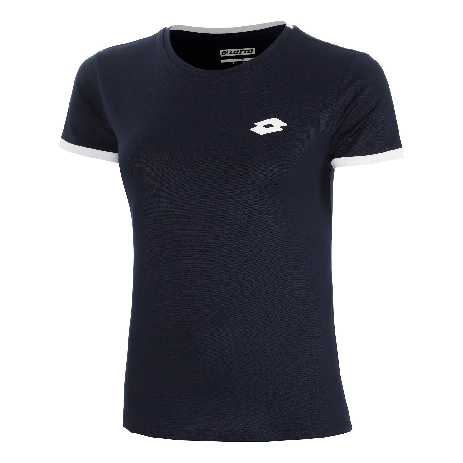 Lotto Squadra IV  T-shirt Dames - donkerblauw