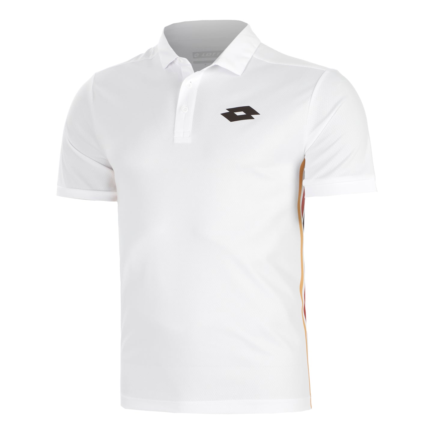 Lotto Tech VI Polo Heren - wit, bruin