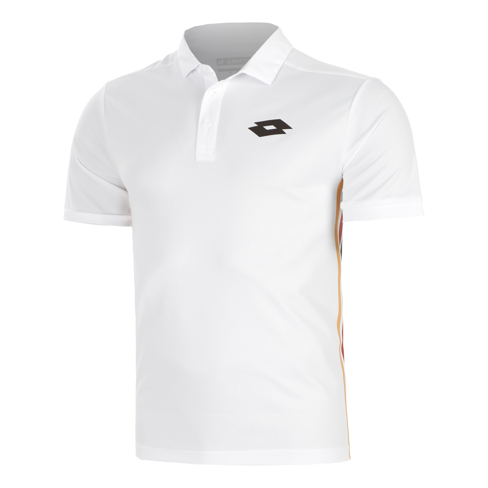 Lotto Tech VI Polo Heren - wit, bruin