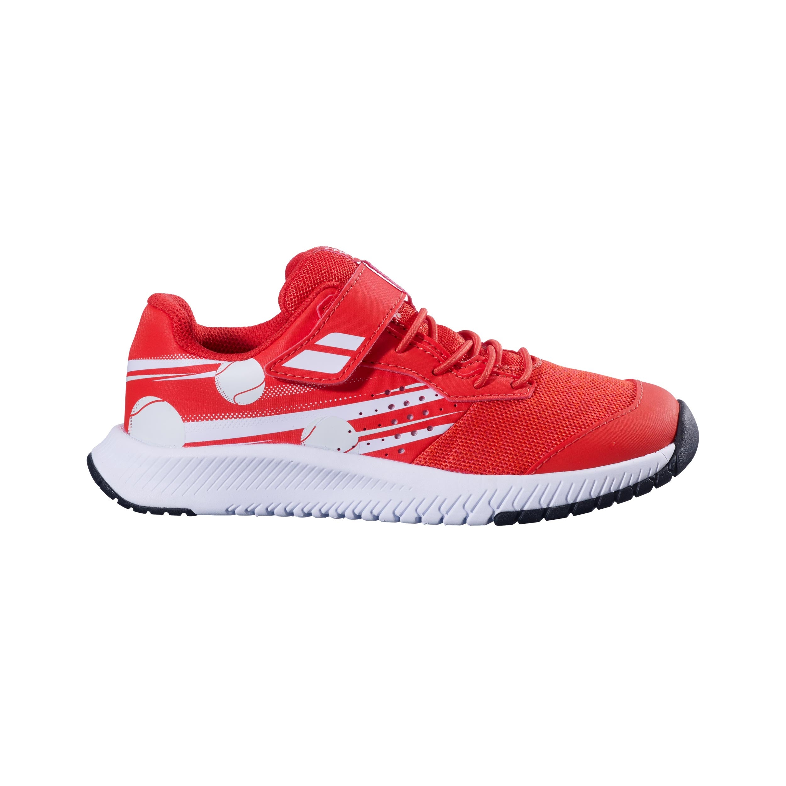 Babolat PULSION AC Chaussures toutes surfaces Enfants-rouge, blanc