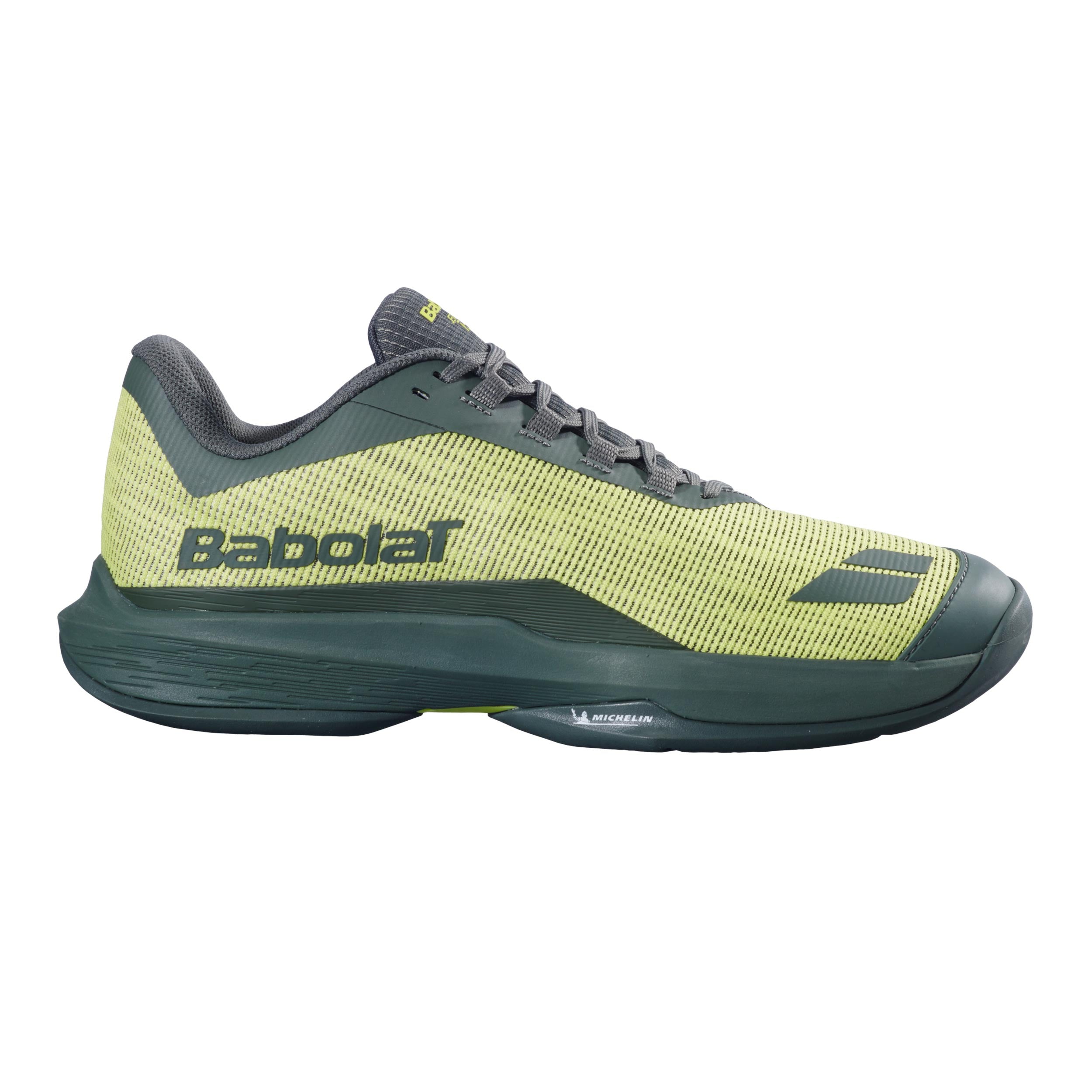 Babolat JET TERE 2 AC Chaussures toutes surfaces Hommes-jaune lemon, vert olive