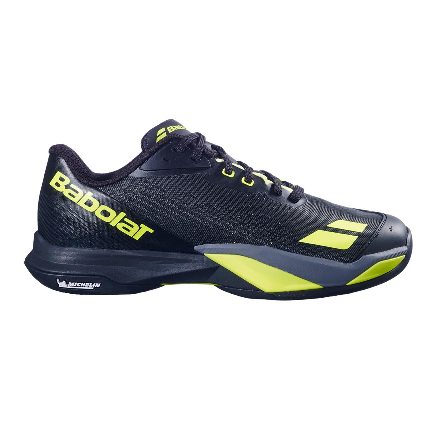 Babolat Jet Mach 4 Gravelschoen Heren - zwart, neongeel