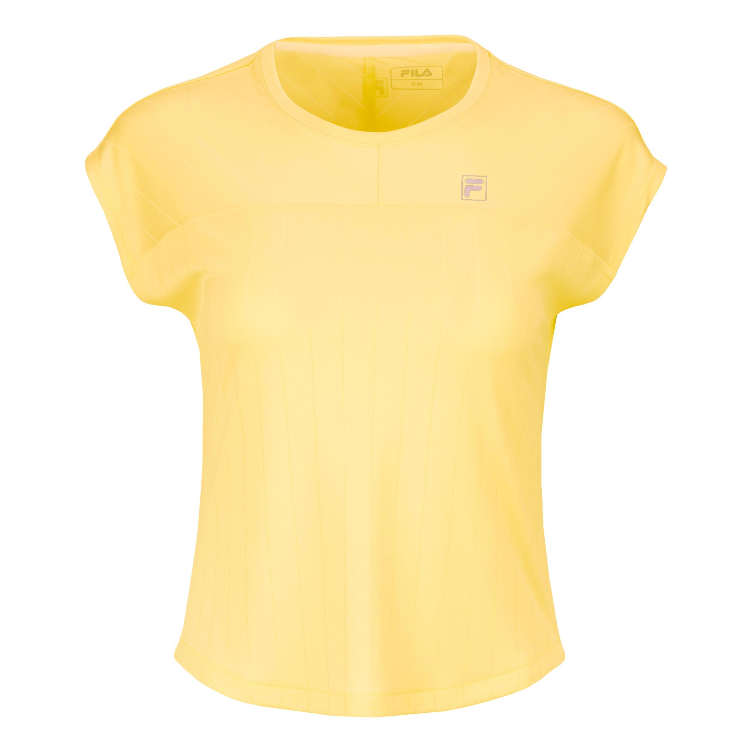 Fila Lum T-shirt Dames - limoen