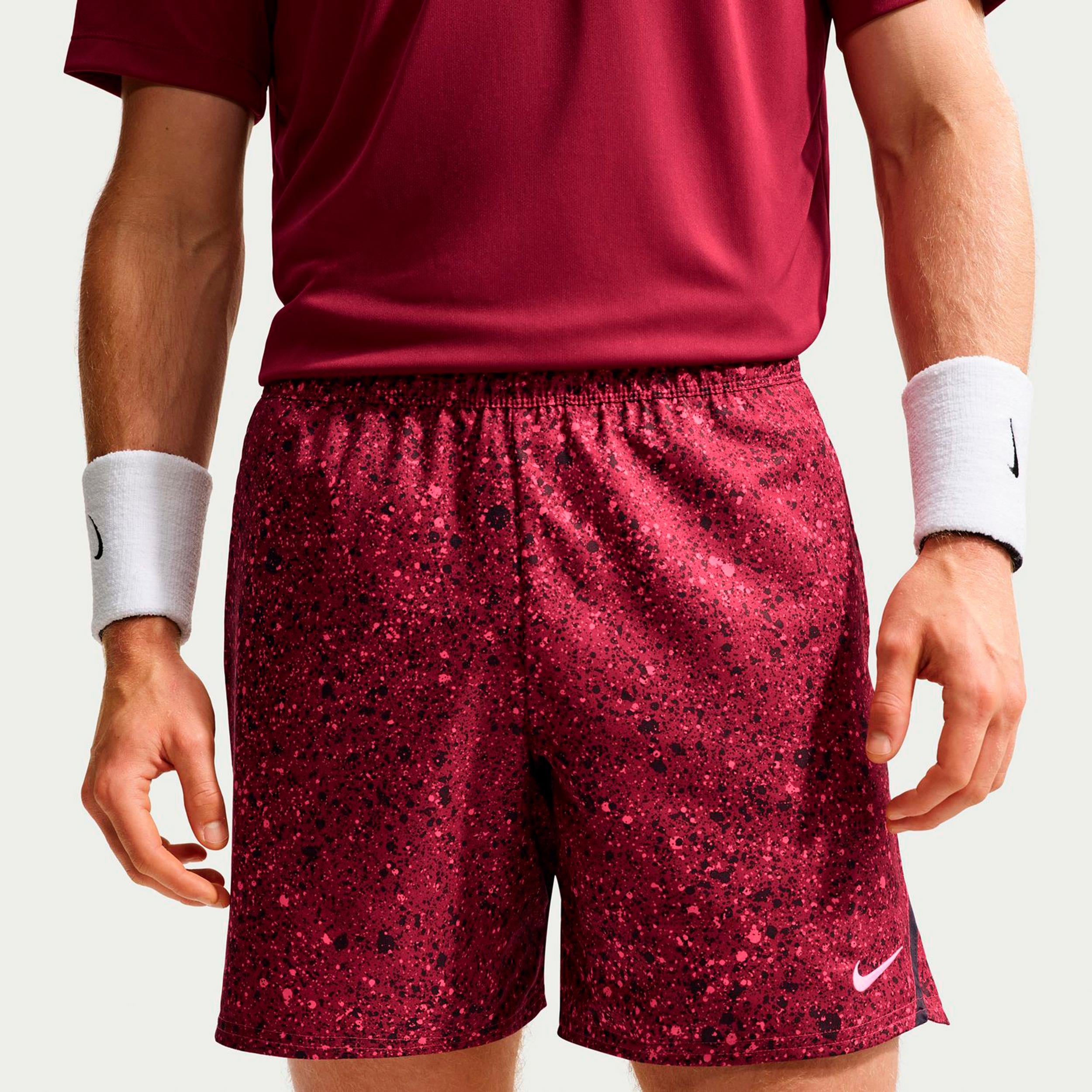 Nike Court Dri-Fit Victory 7in Shorts Heren - wijnrood