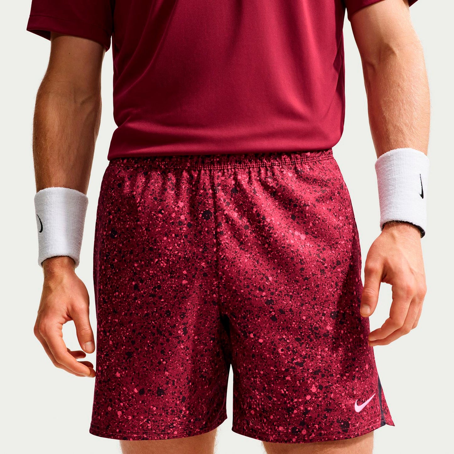 Nike Court Dri-Fit Victory 7in Shorts Heren - wijnrood