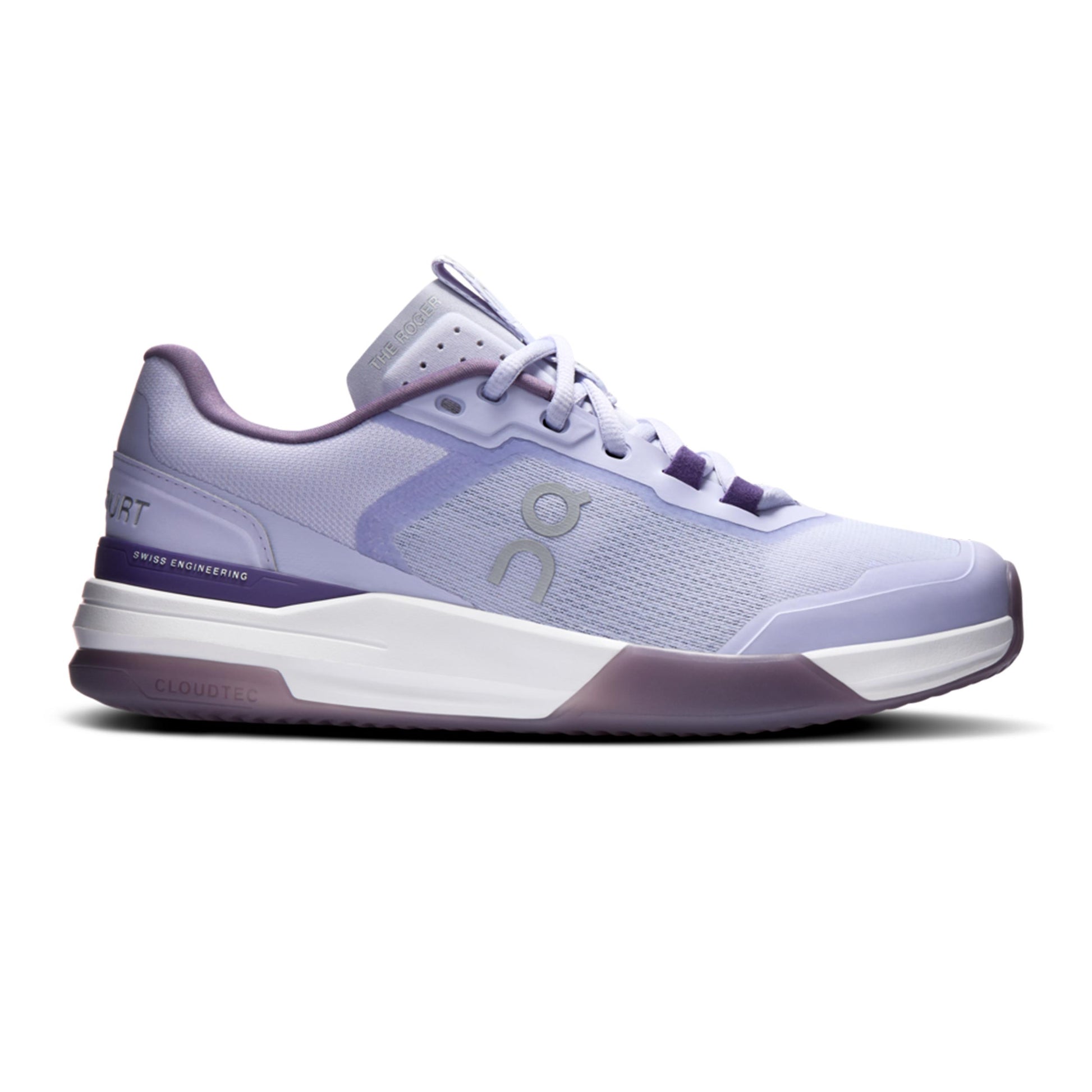 On THE ROGER ADV Pro Gravelschoen Dames - mauve, wit