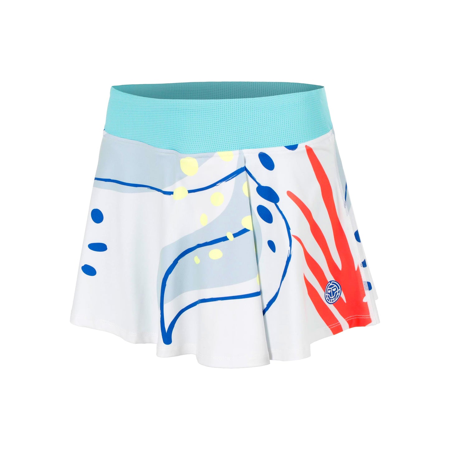 BIDI BADU Hey Laguna Wavy Jupe Filles-blanc, multicouleur