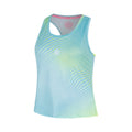 Out of Control Racerback Tanktop Meisjes - lichtblauw, neongeel