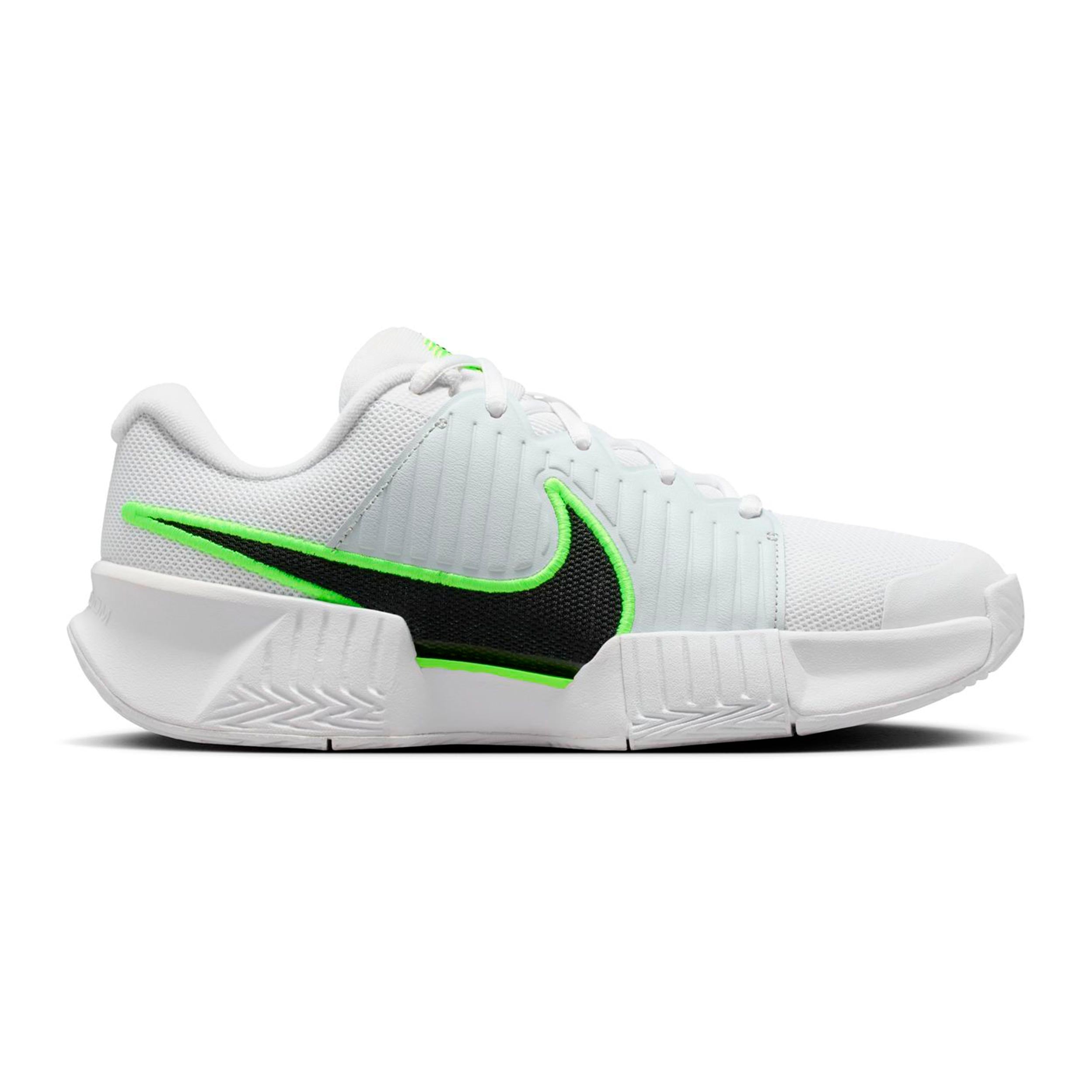 Nike Zoom Gp Challenge Pro Allcourt schoen Dames-wit, neongroen