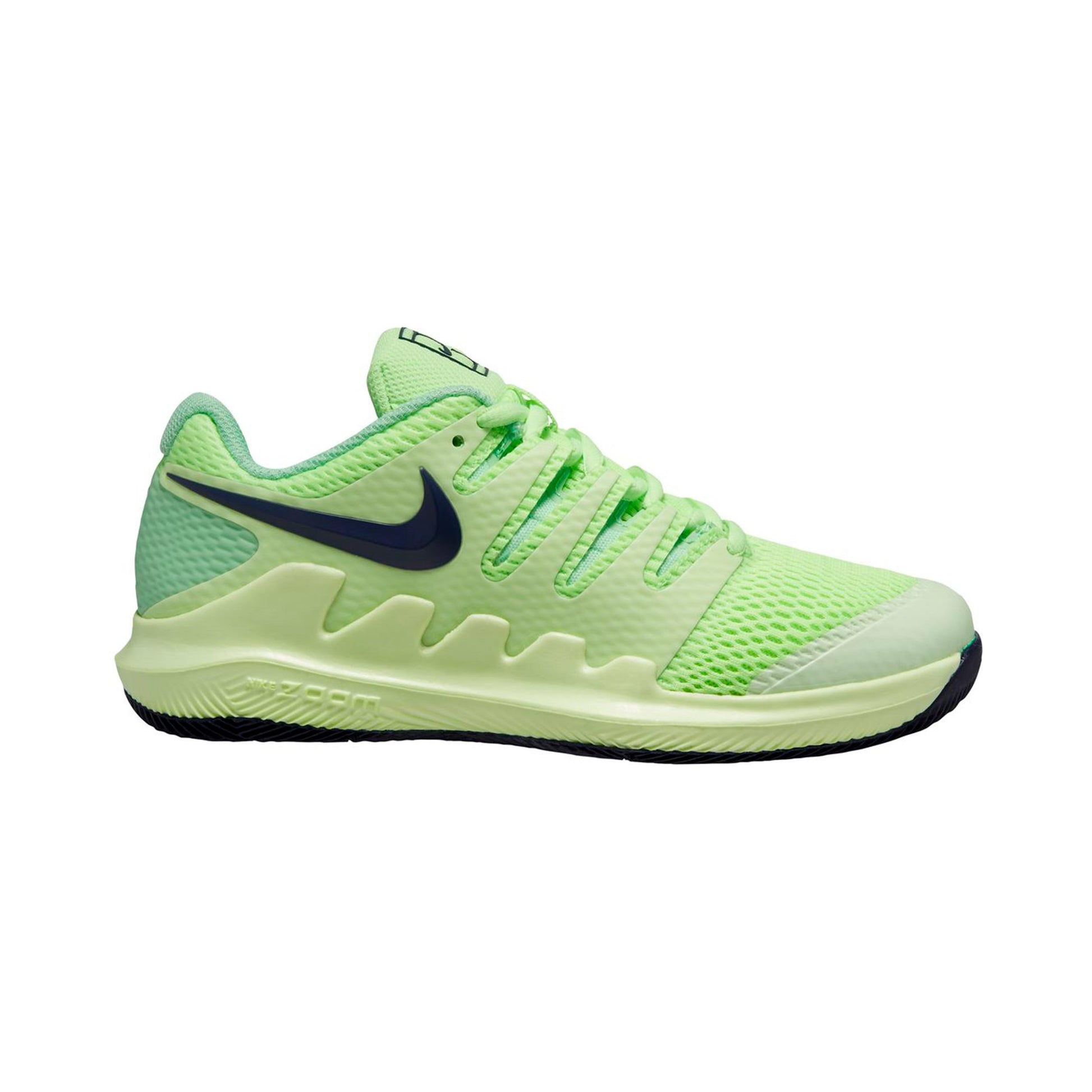 Nike Vapor X Chaussures toutes surfaces Enfants-vert clair, noir