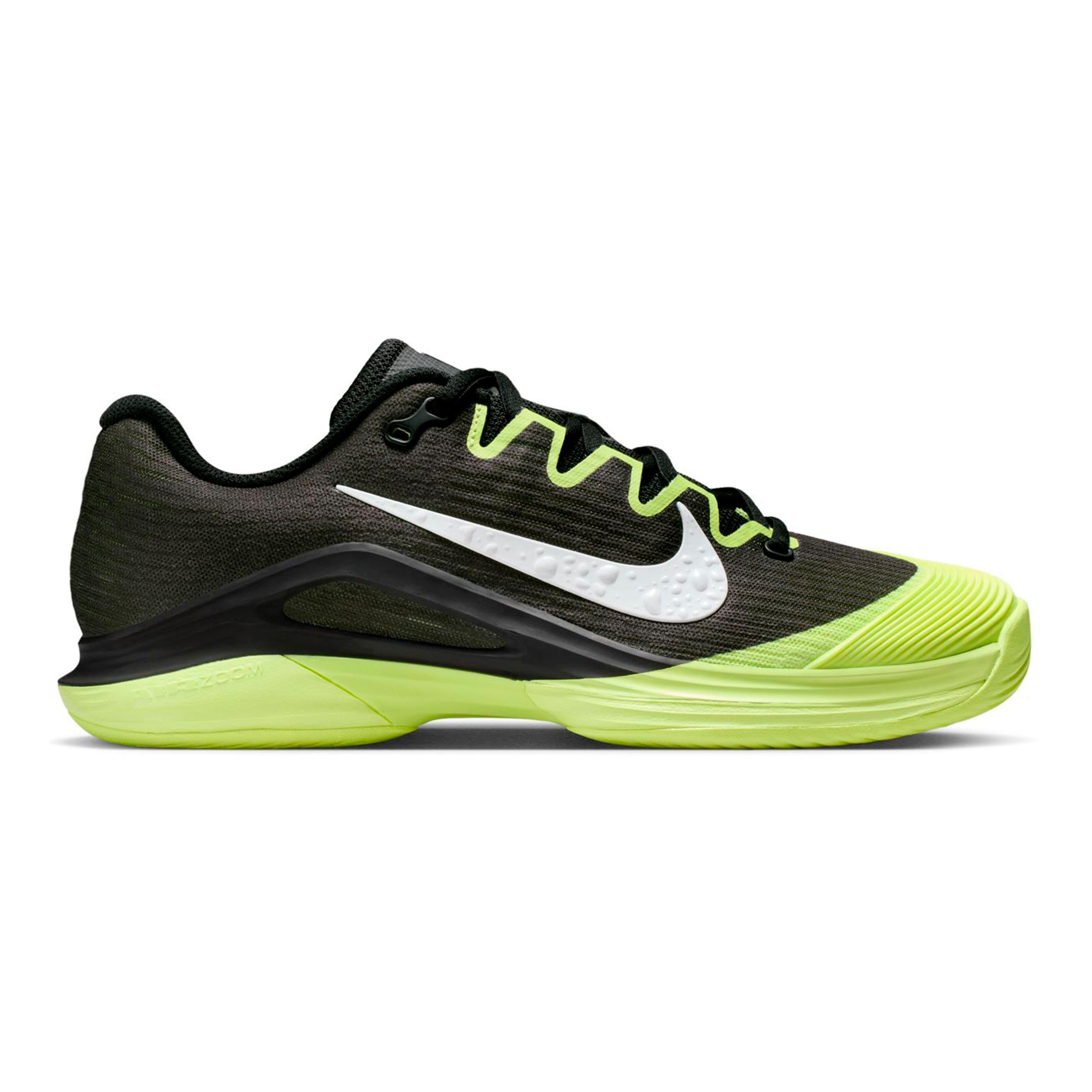 Nike Zoom Vapor 12 Prm Allcourt schoen Dames-zwart, limoen
