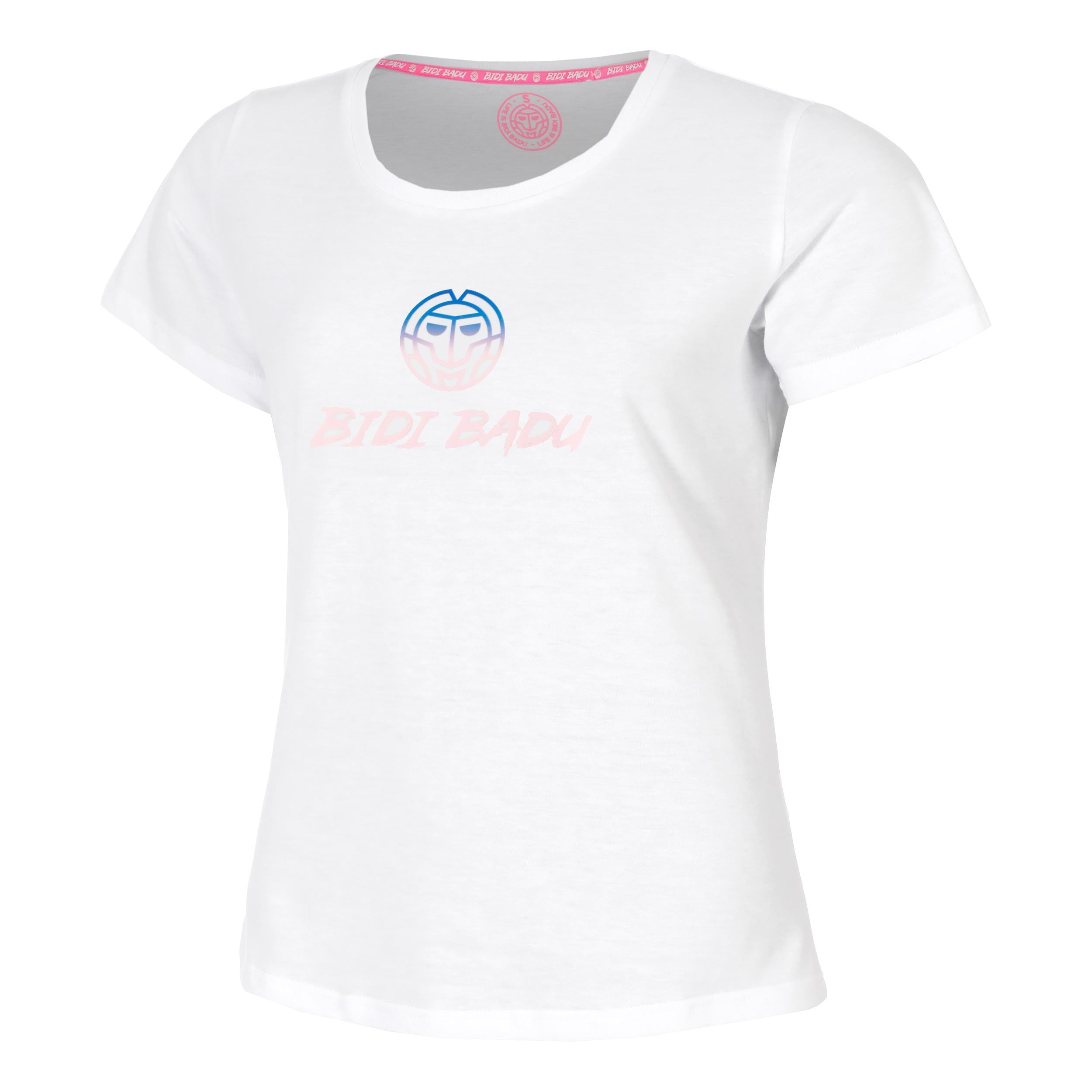 BIDI BADU Out of Control Logo T-shirt Dames-blauw