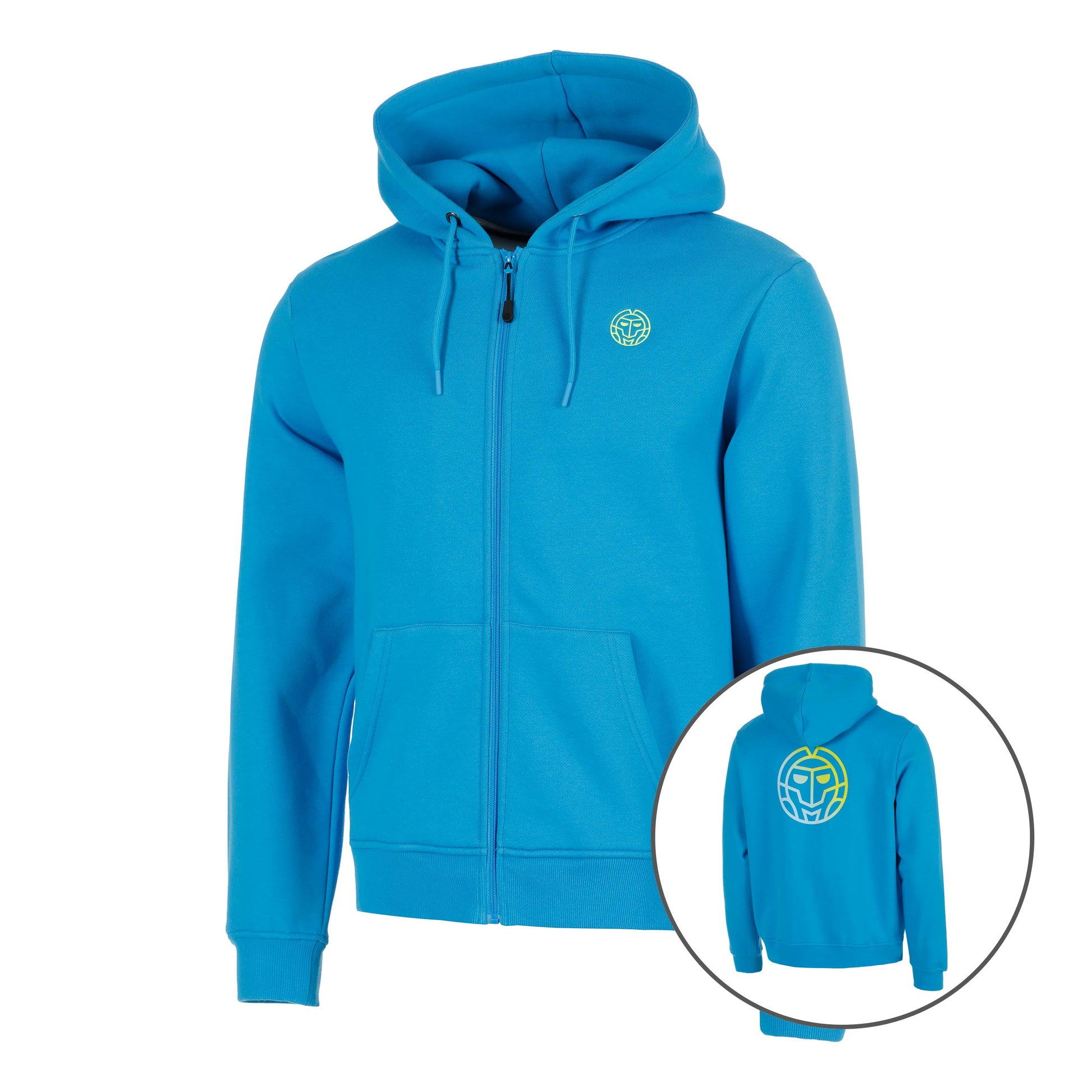 BIDI BADU Out of Control Backprint Zip Sportjas Heren-blauw