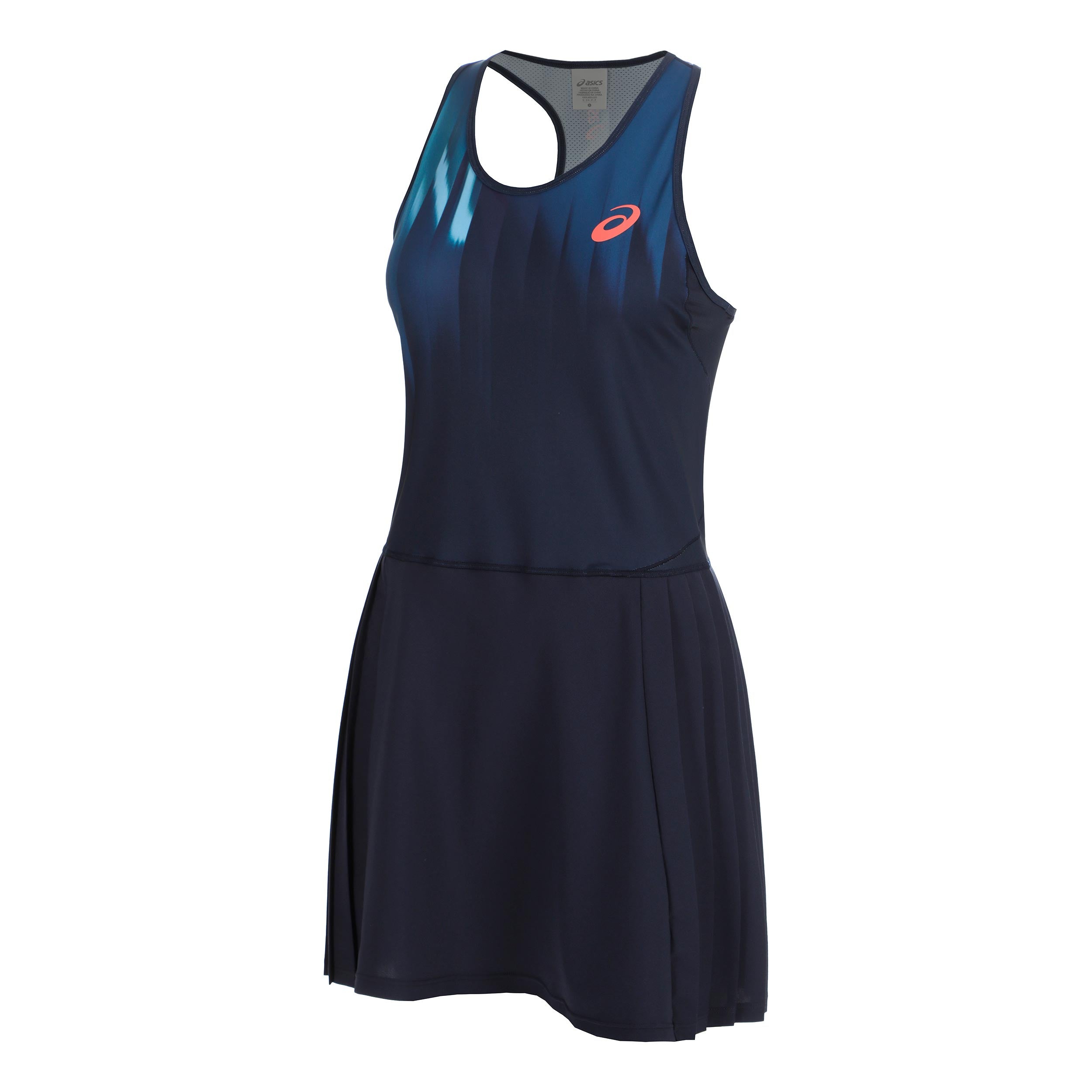 ASICS AOP Jurk Dames - donkerblauw, wit