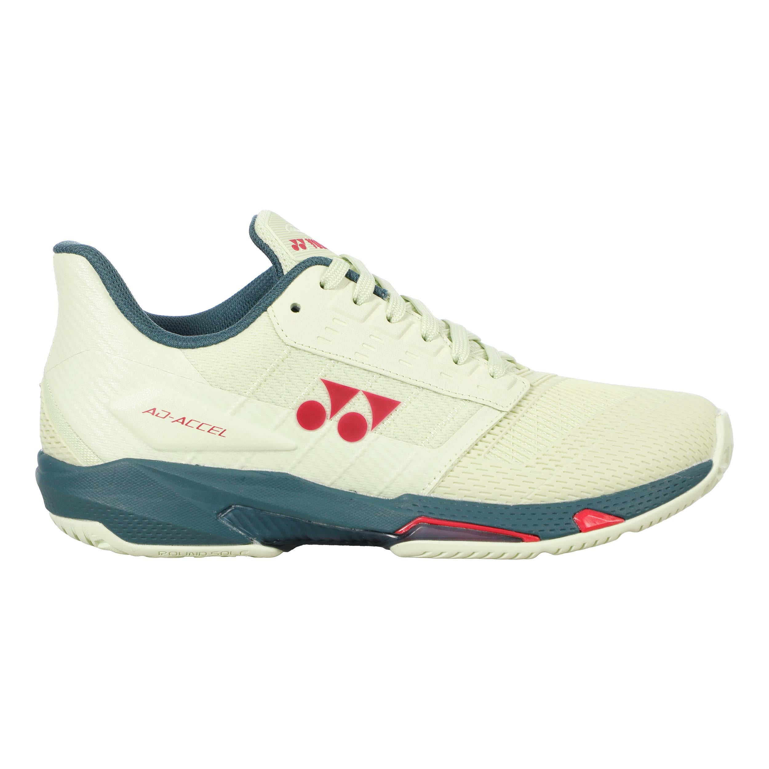Yonex Ad Accel  Ac Allcourt schoen Dames-limoen, petrolblauw