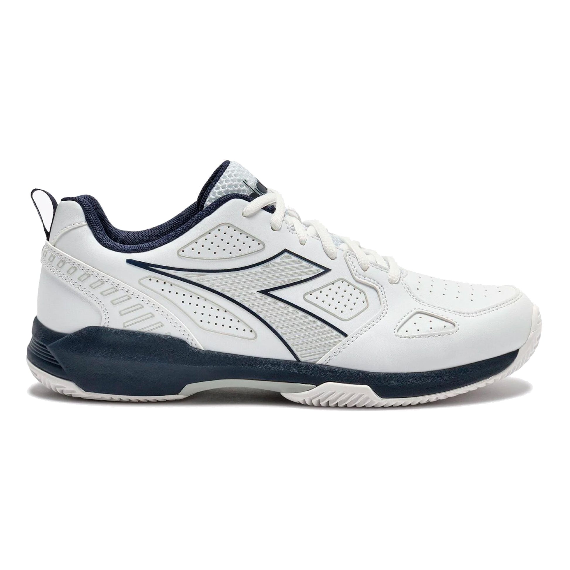 Diadora S.Challenge 7 Gravelschoen Heren-wit, donkerblauw