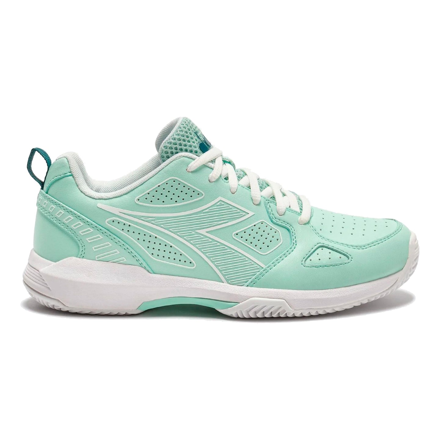 Diadora S. Challenge 7  Gravelschoen Dames-groen, wit