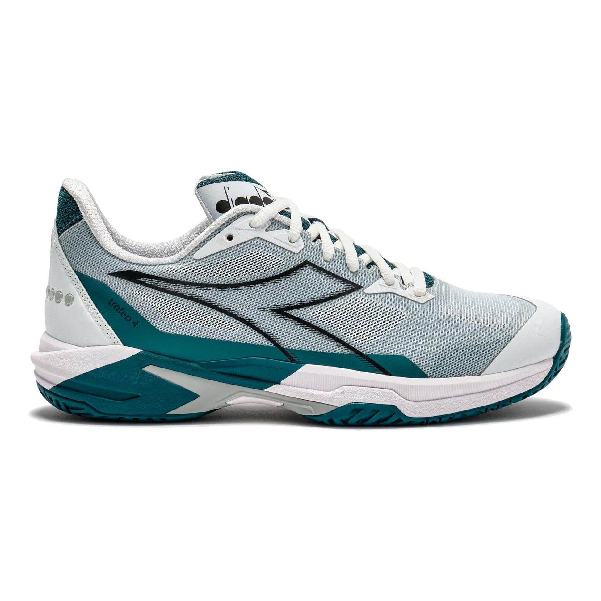 Diadora Trofeo 4 Chaussures toutes surfaces Hommes-blanc, noir