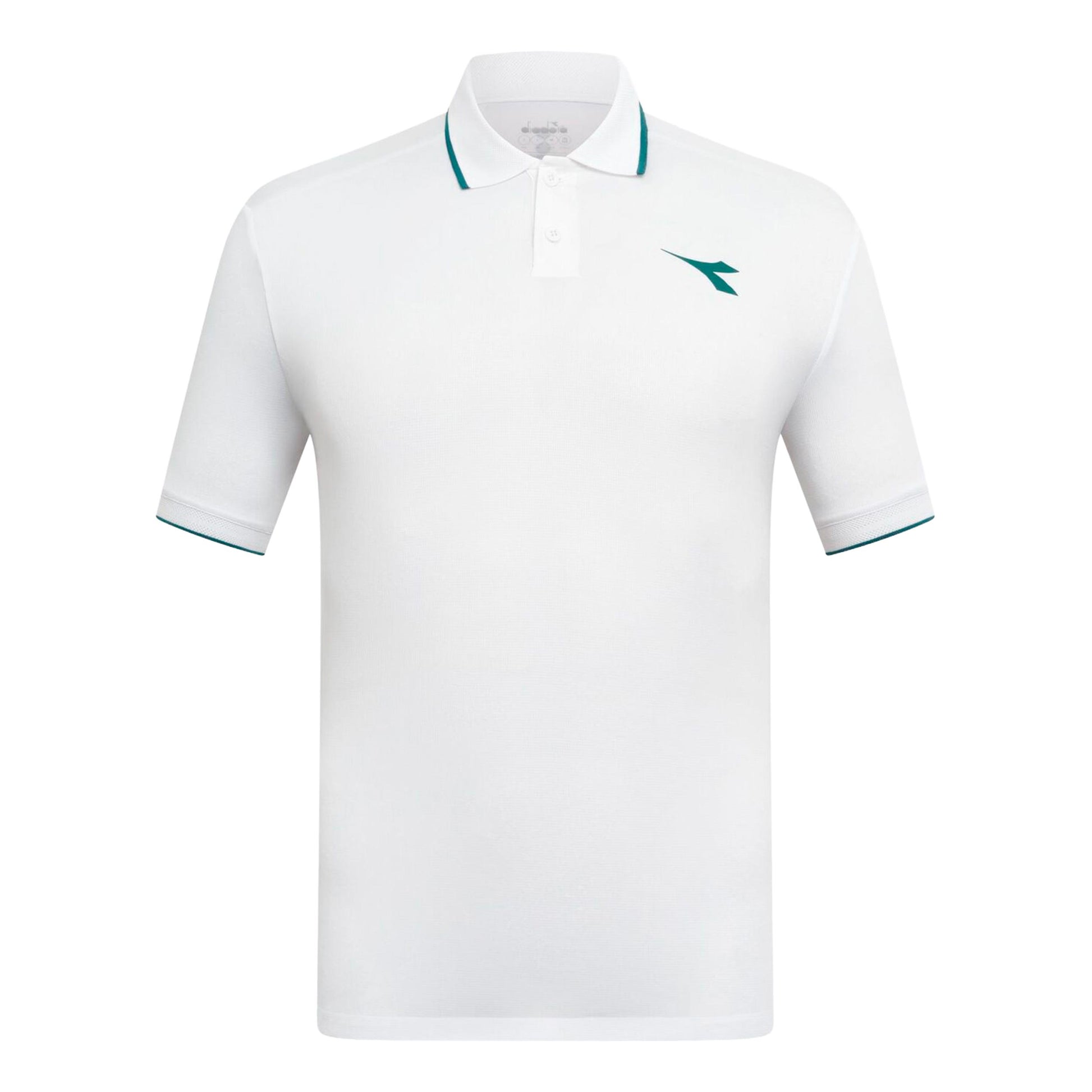 Diadora Match Polo Heren-wit