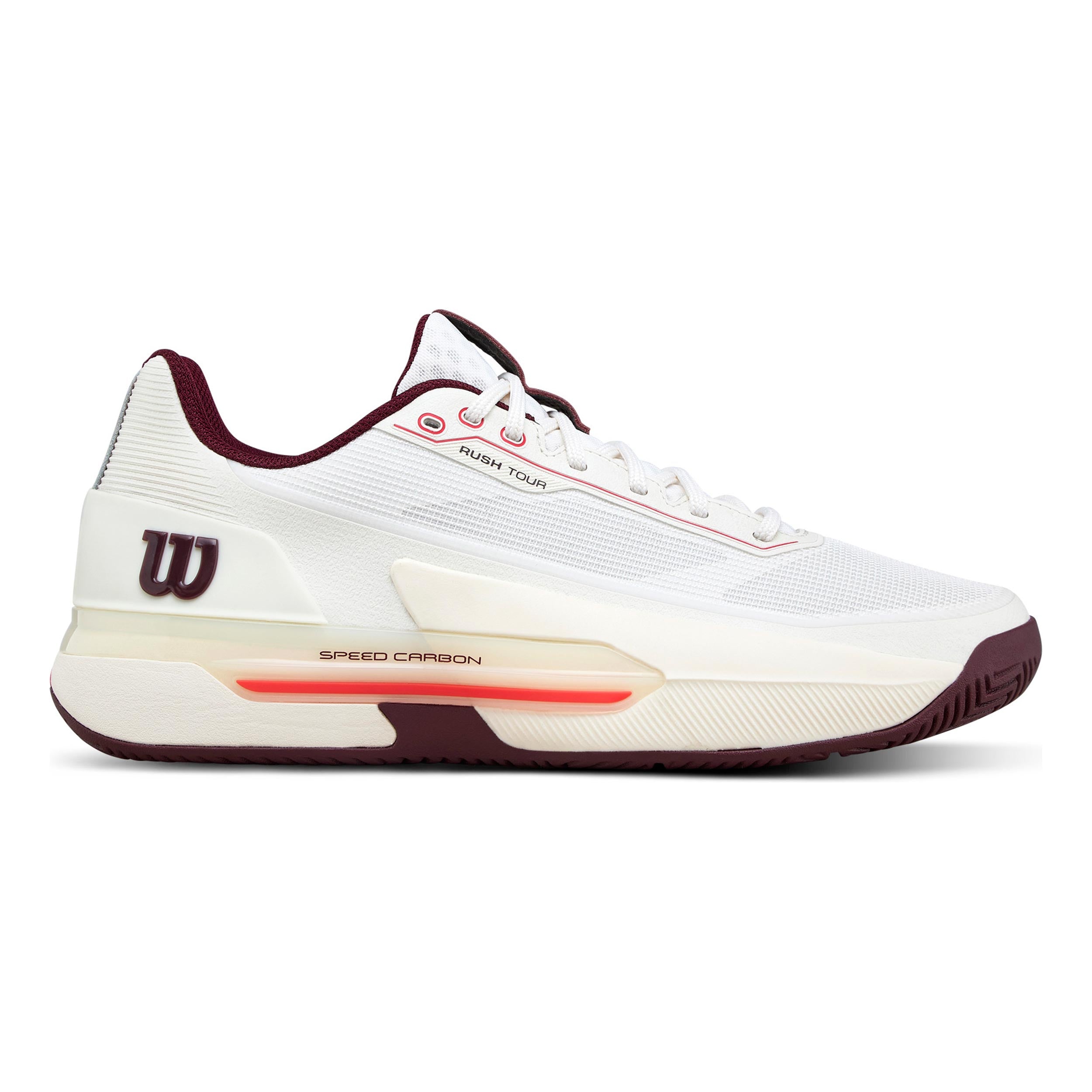 Wilson Rush Tour 5 Chaussures toutes surfaces Hommes-blanc, rouge vin